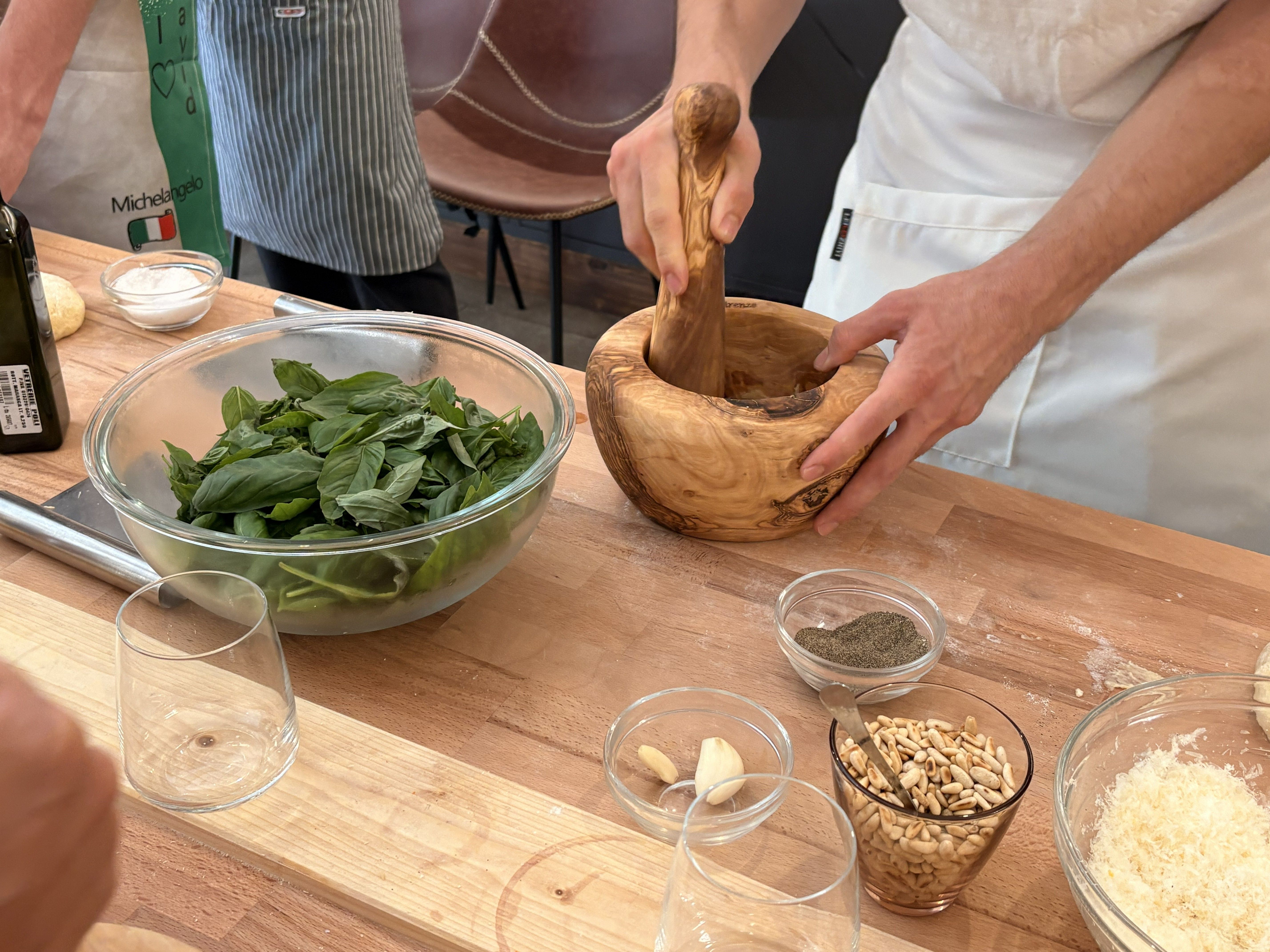 Private Cooking Class in Florence: Handmade Gnocchi, Pesto & Tiramisu with Unlimited Wine