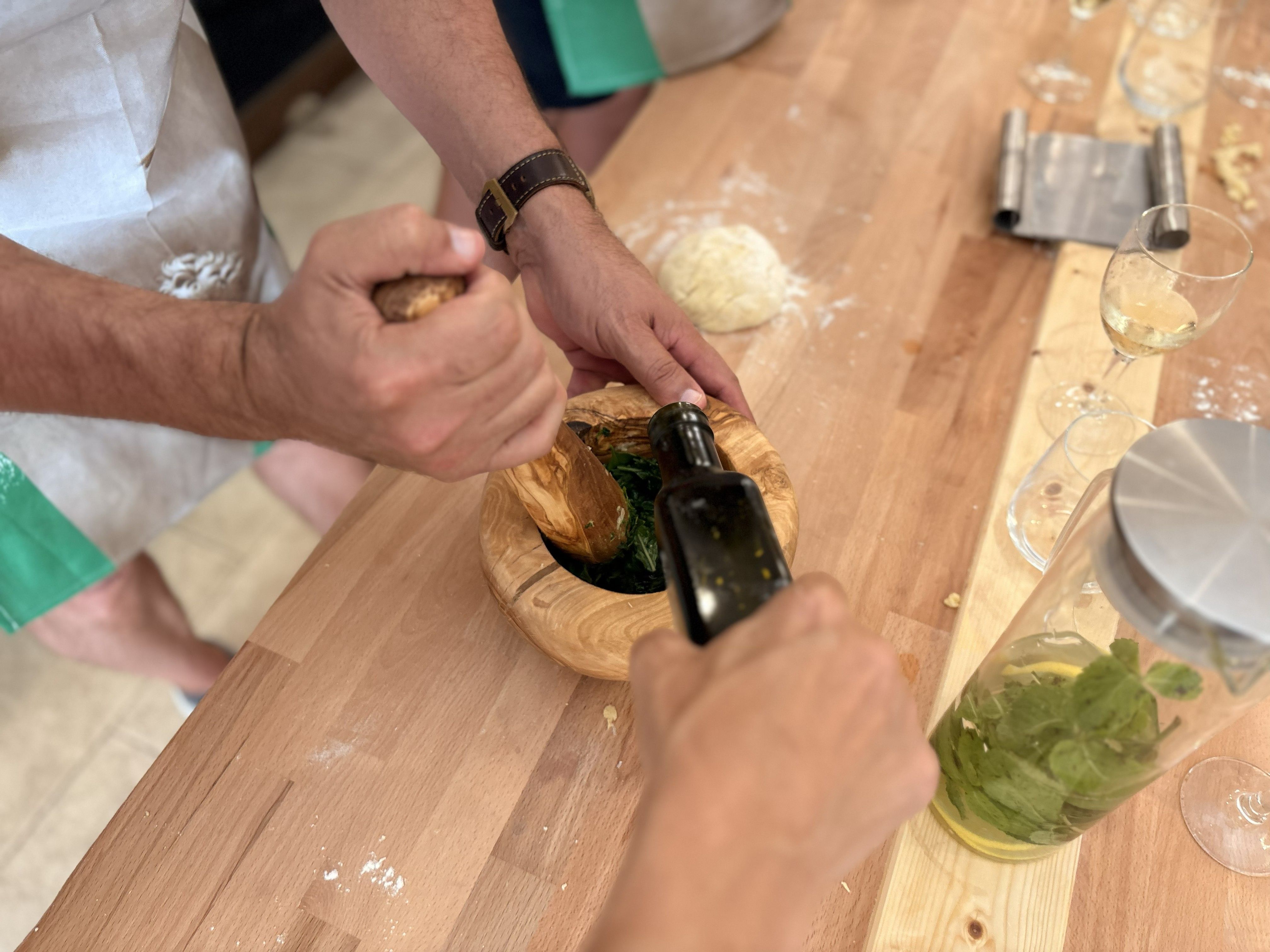 Private Cooking Class in Florence: Handmade Gnocchi, Pesto & Tiramisu with Unlimited Wine
