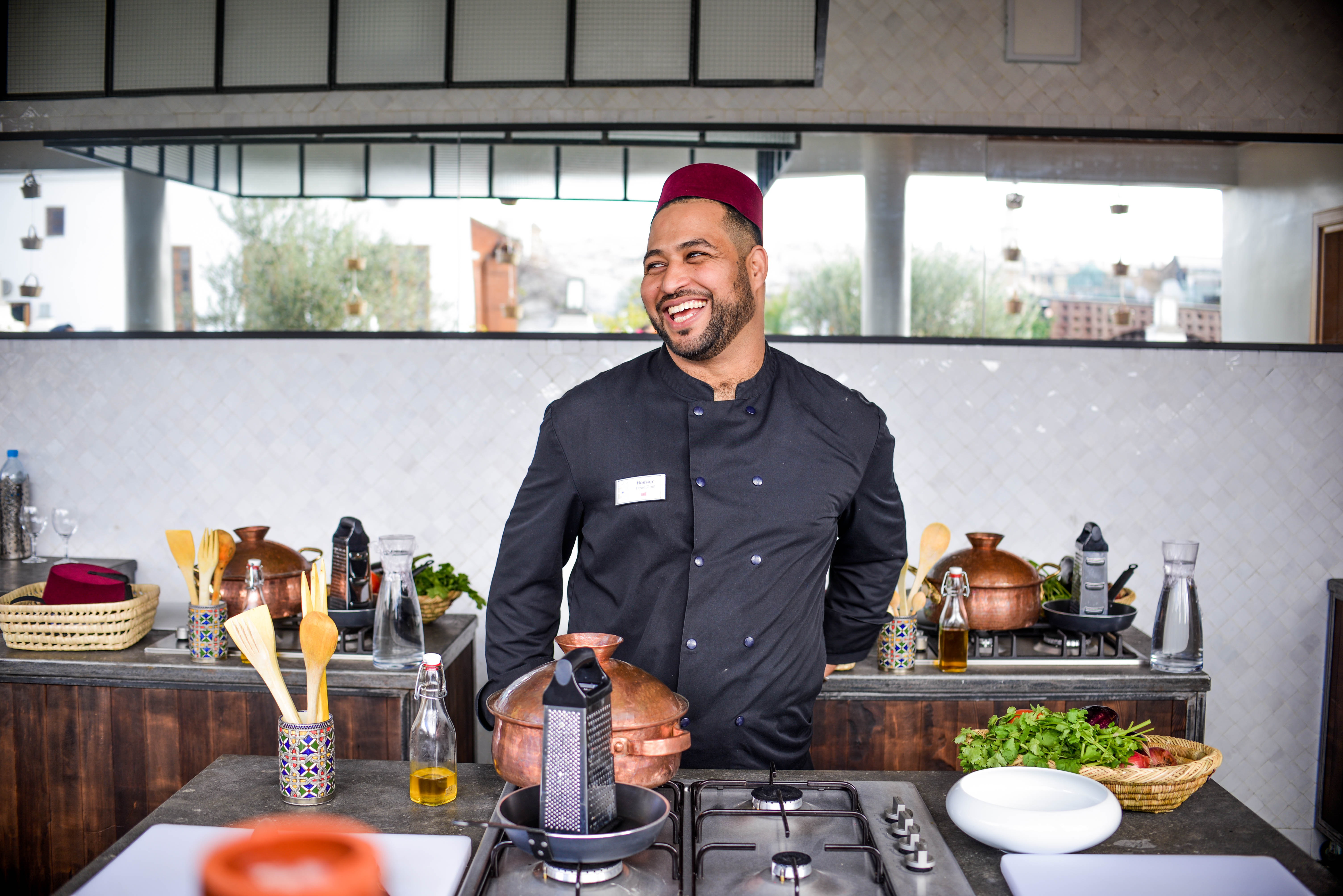 Private Moroccan Cooking Workshop with Souk Visit