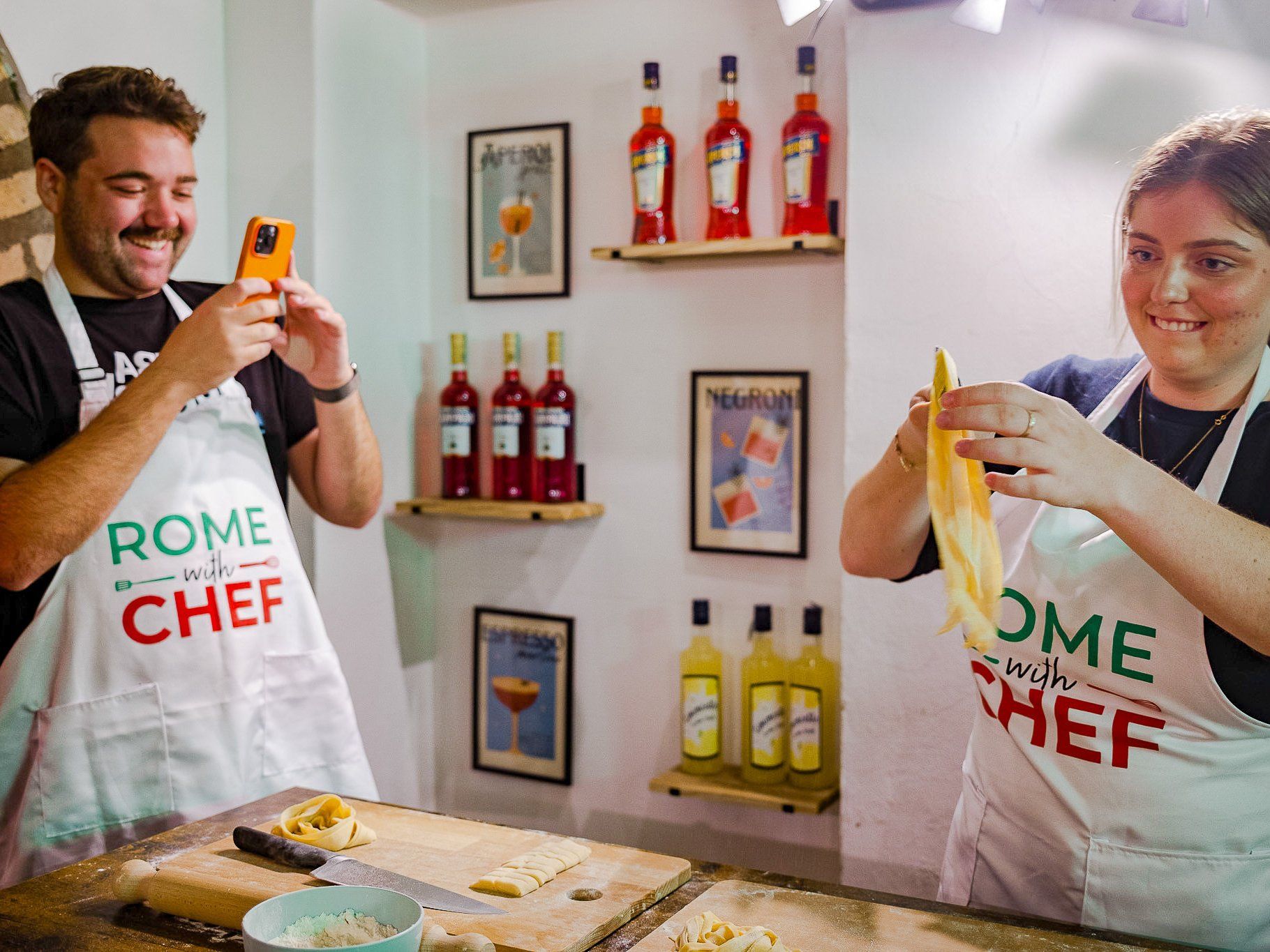 Private Experience: Spritz & Spaghetti Cooking Class in Rome