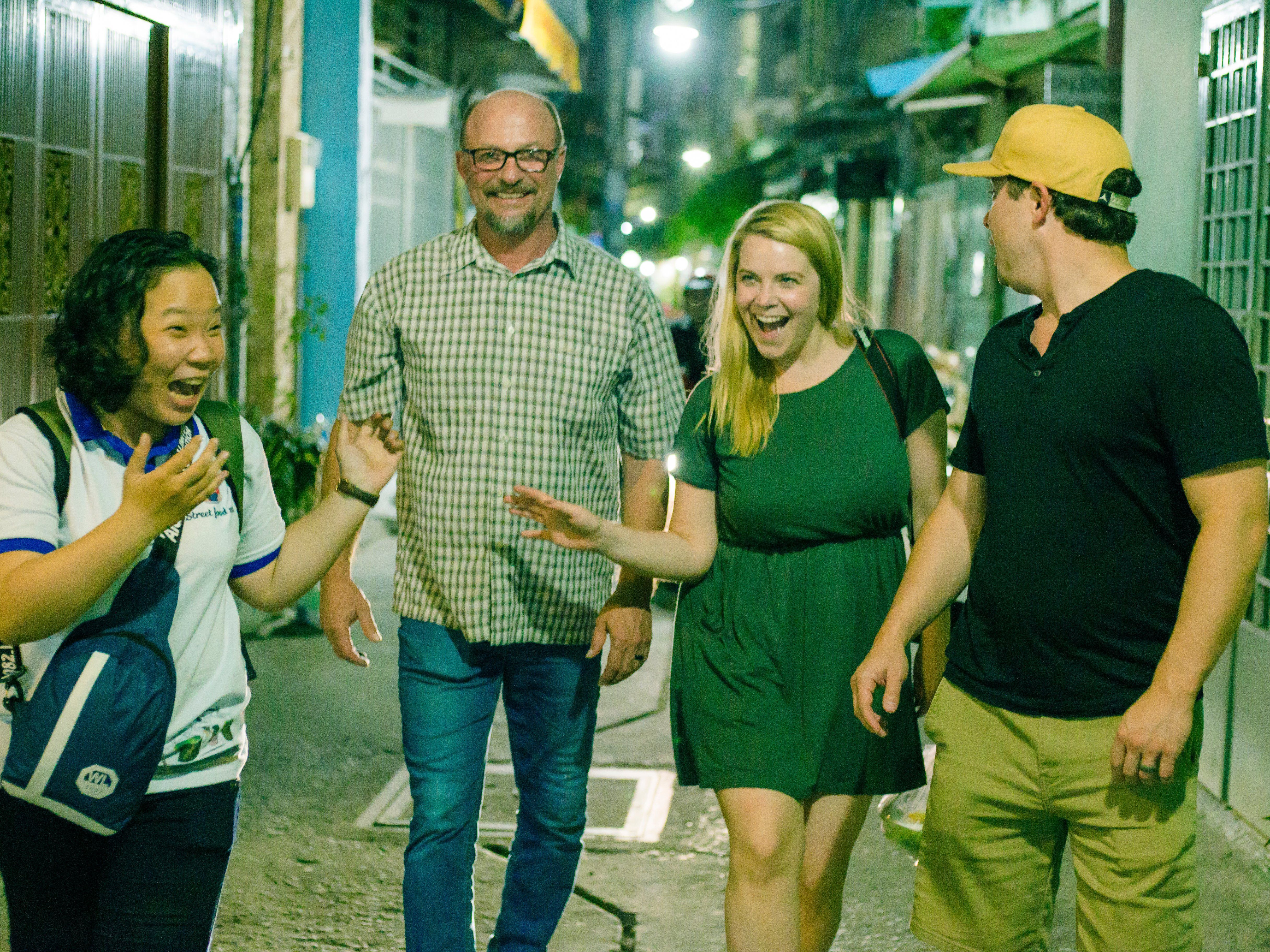 Private Street Food Evening Walking Tour