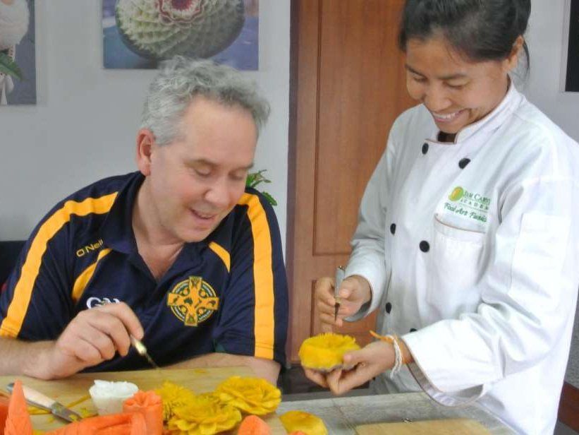 Professional Thai Fruit and Vegetable Carving Half Day Class