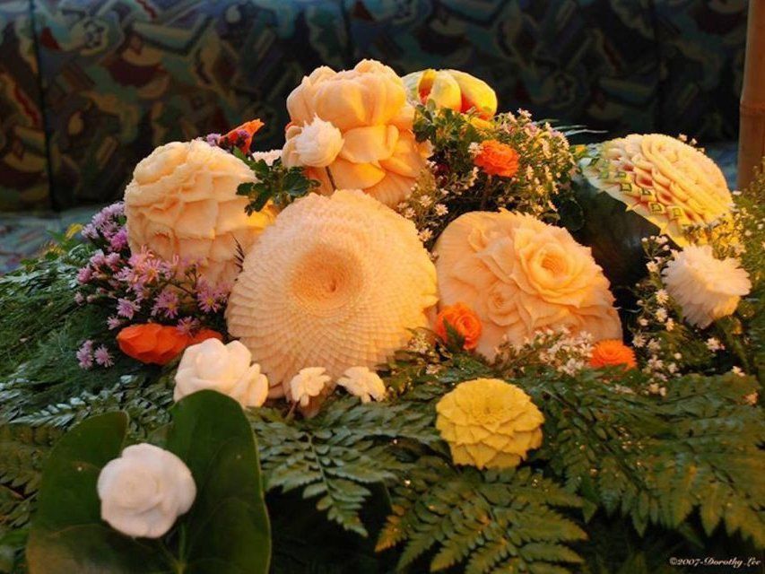 Professional Thai Fruit and Vegetable Carving Half Day Class