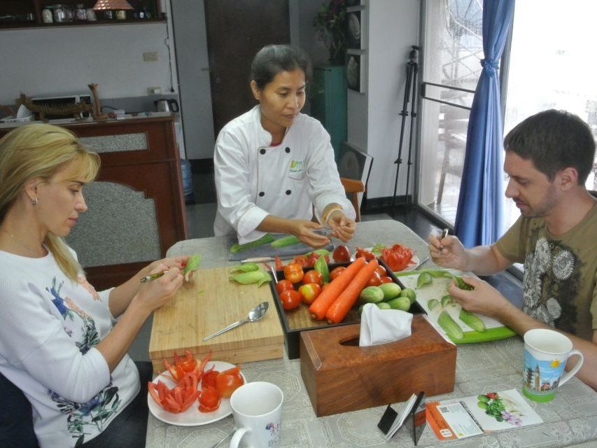 Professional Thai Fruit and Vegetable Carving Half Day Class