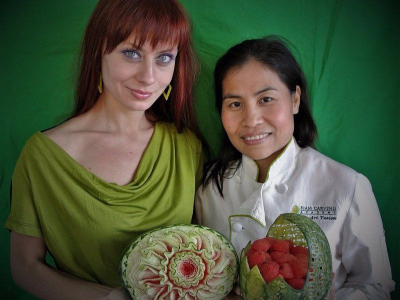 Professional Thai Fruit and Vegetable Carving Half Day Class