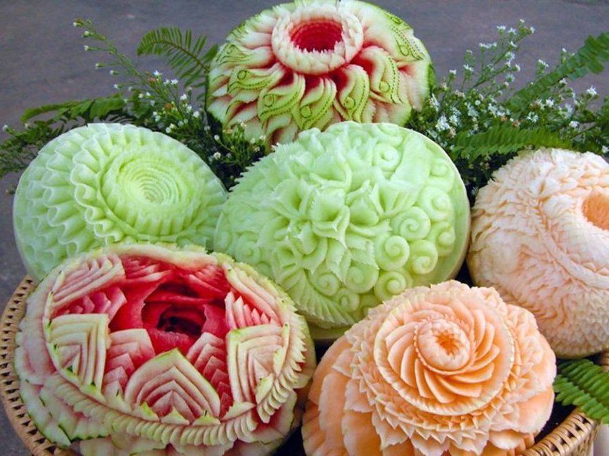 Professional Thai Fruit and Vegetable Carving Half Day Class