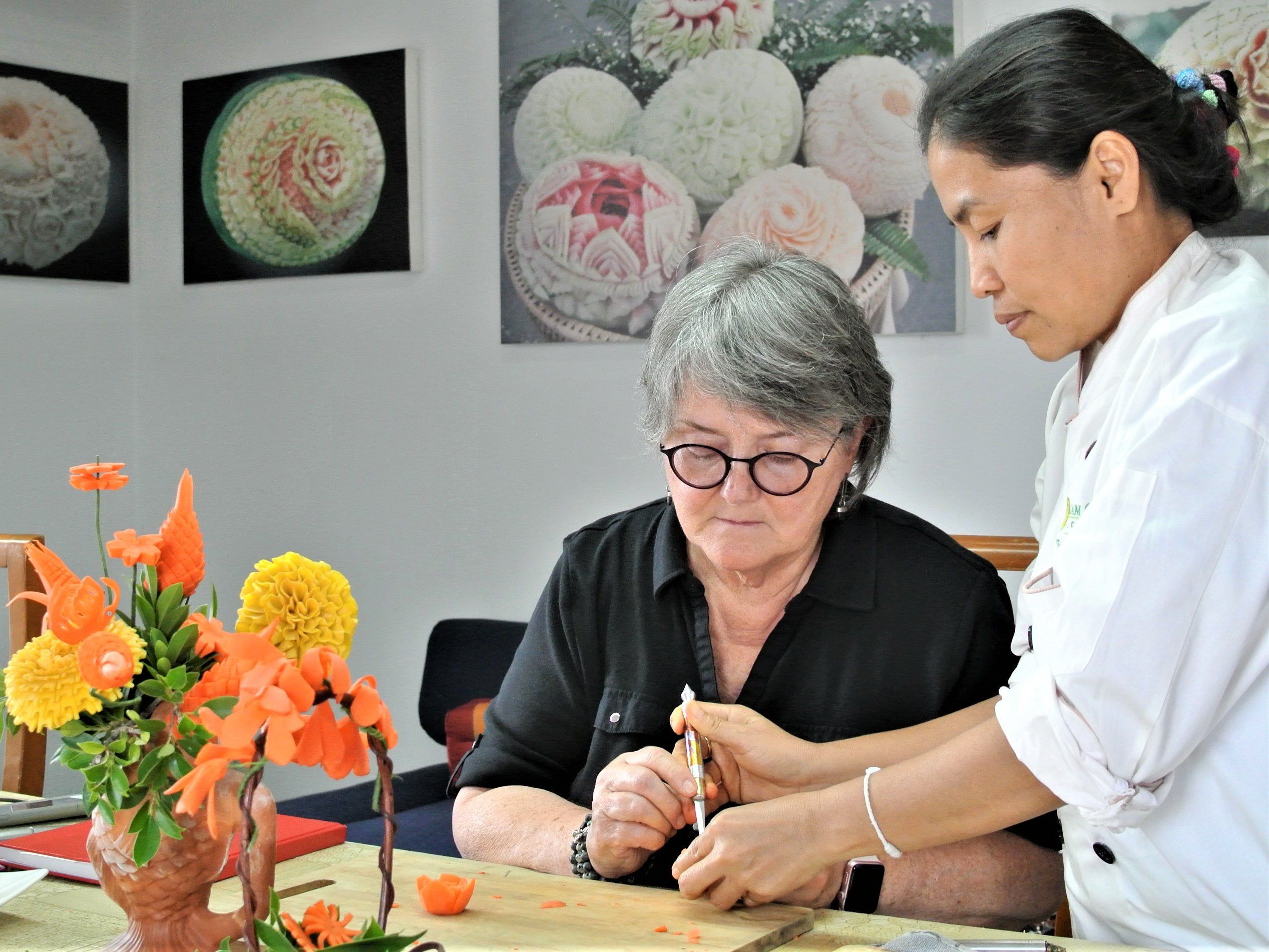 Professional Thai Fruit and Vegetable Carving Full Day Class
