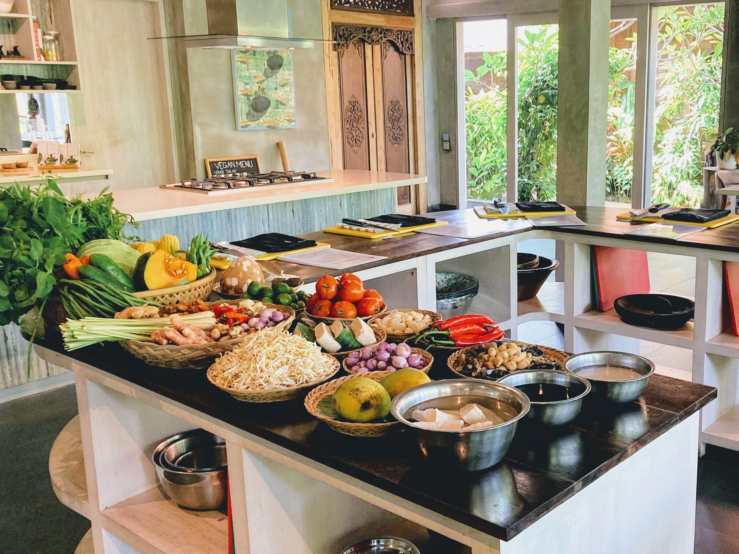 Pure Plant-Based Vegan Balinese Cooking Class in Organic Garden - 8 Course Feast