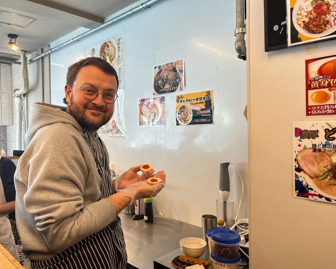 Ramen Culinary Class with Professional Chef in Osaka
