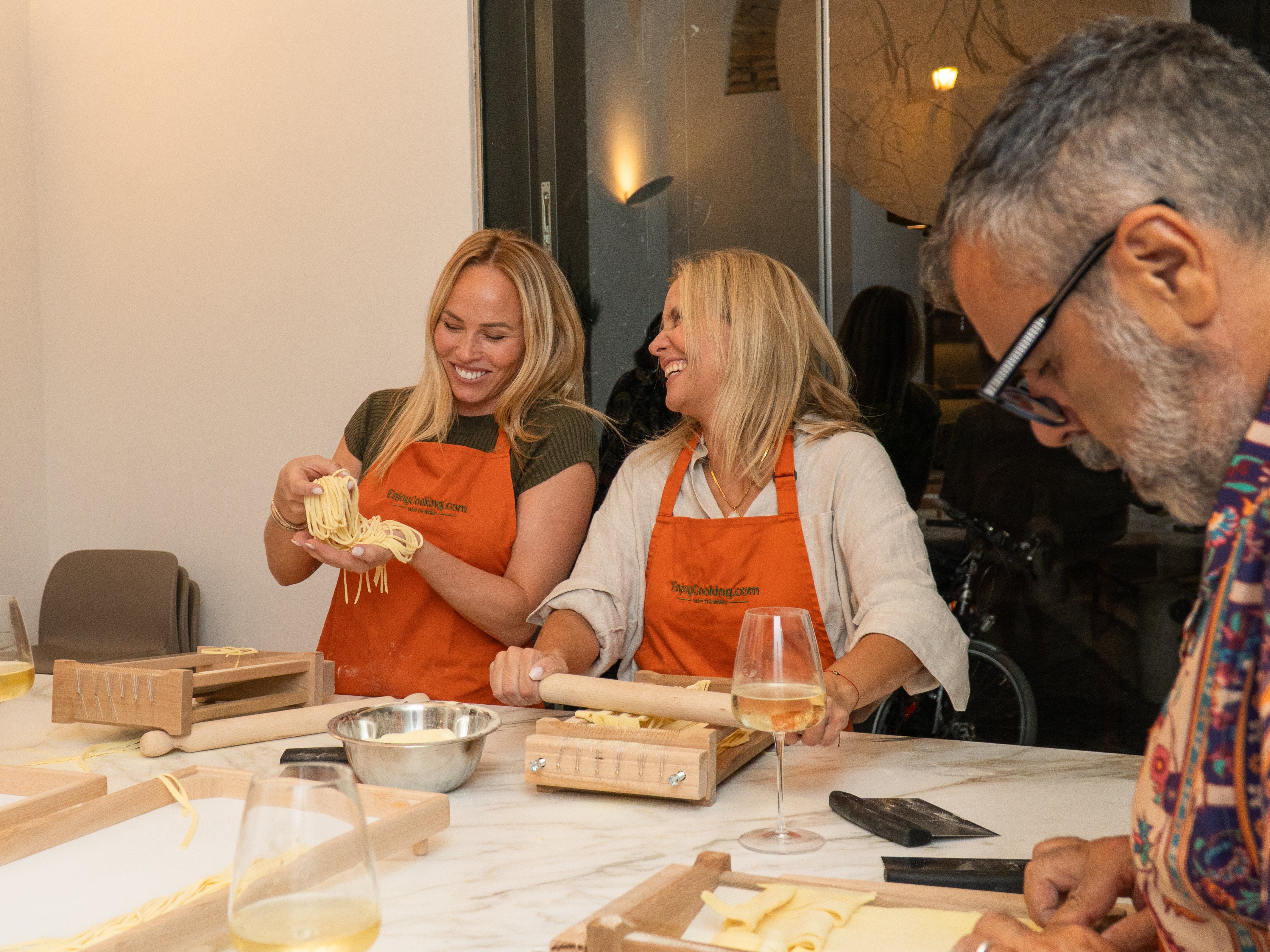 Premium Pasta Cooking Class, Ravioli & Tiramisu with Wine & Private Chef