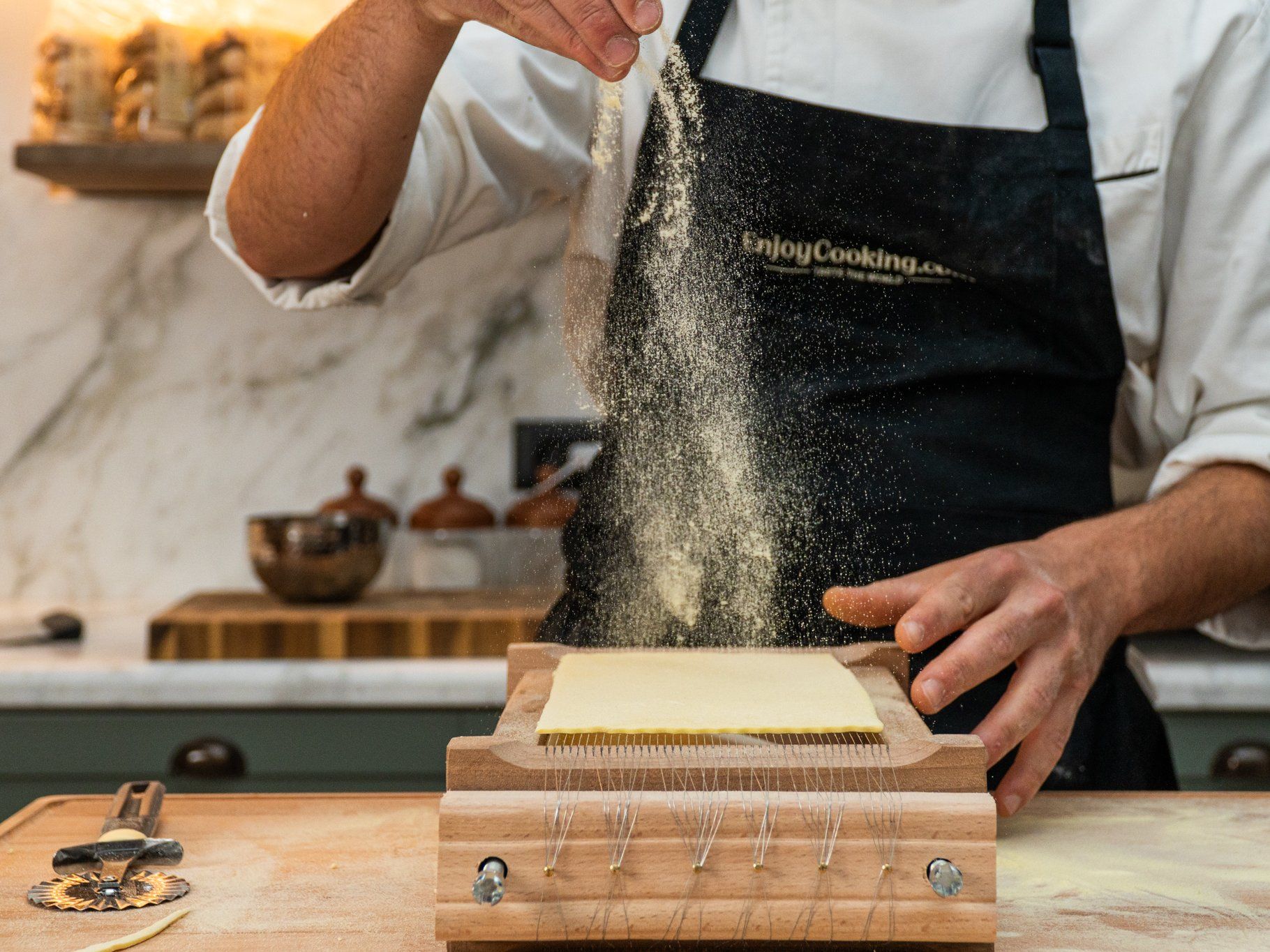 Premium Pasta Cooking Class, Ravioli & Tiramisu with Wine & Private Chef