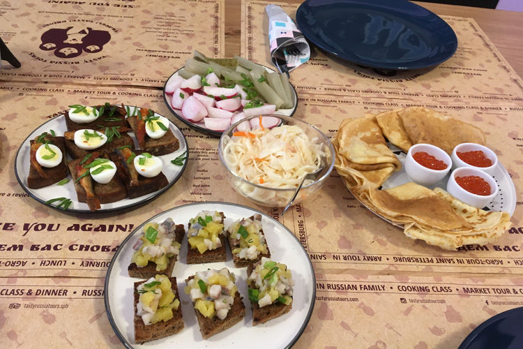 Russian Vodka Tasting with Local Cuisine