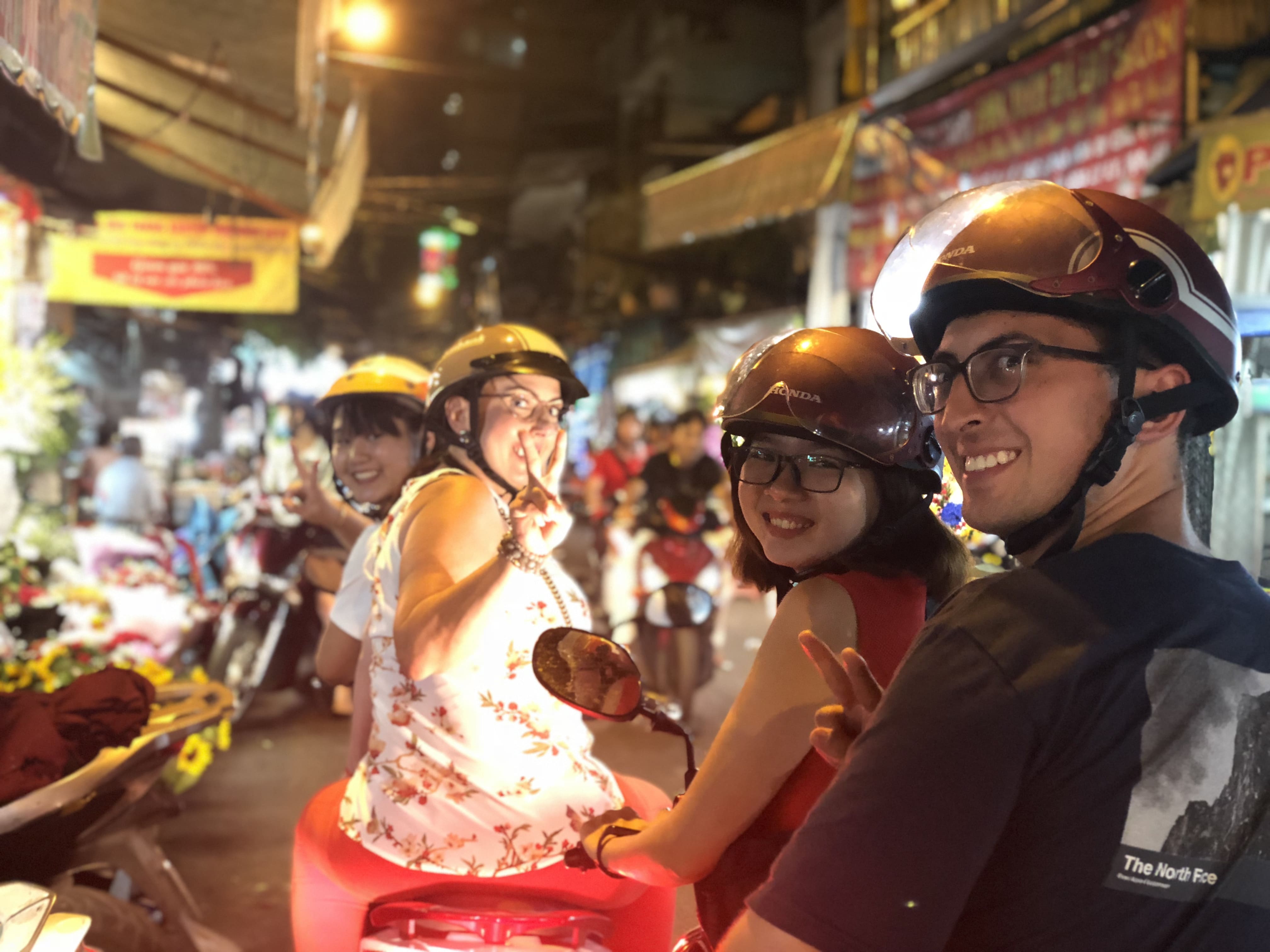Saigon Evening Food Tour on Scooters