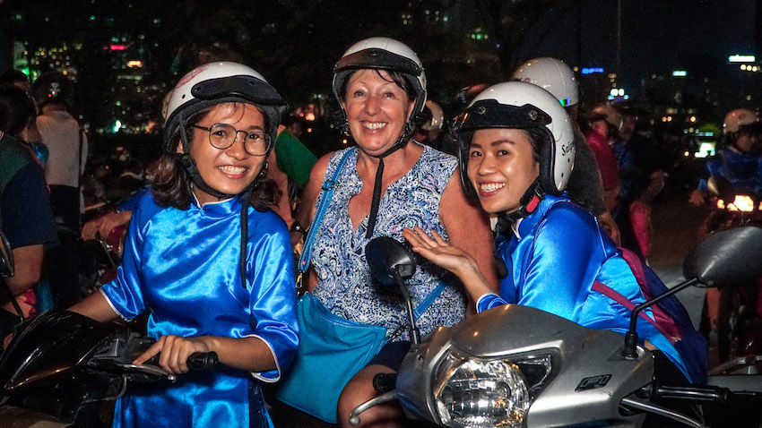 Saigon Food Adventure on Scooters with Passionate Girl Riders
