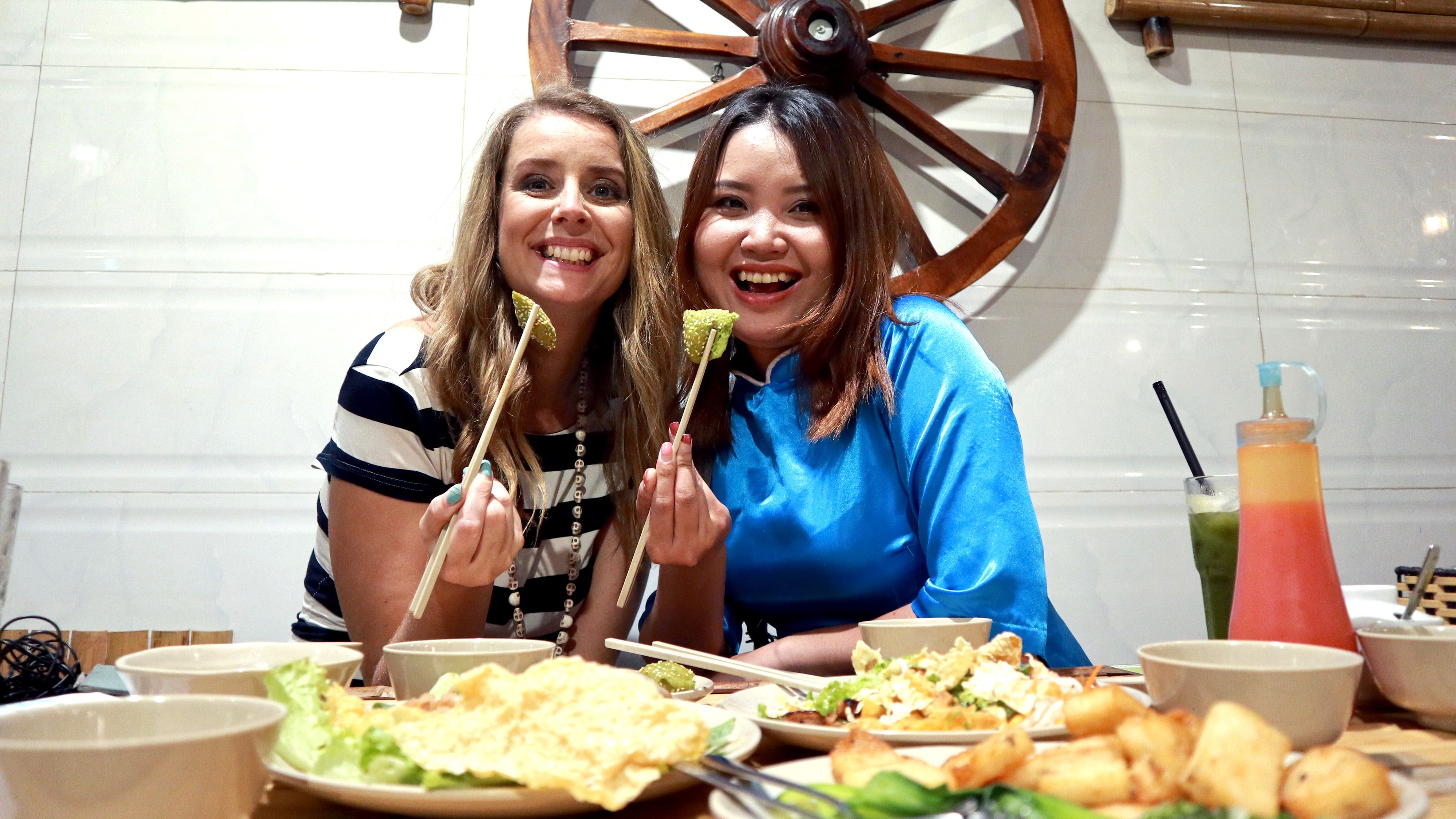 Saigon Food Adventure on Scooters with Passionate Girl Riders