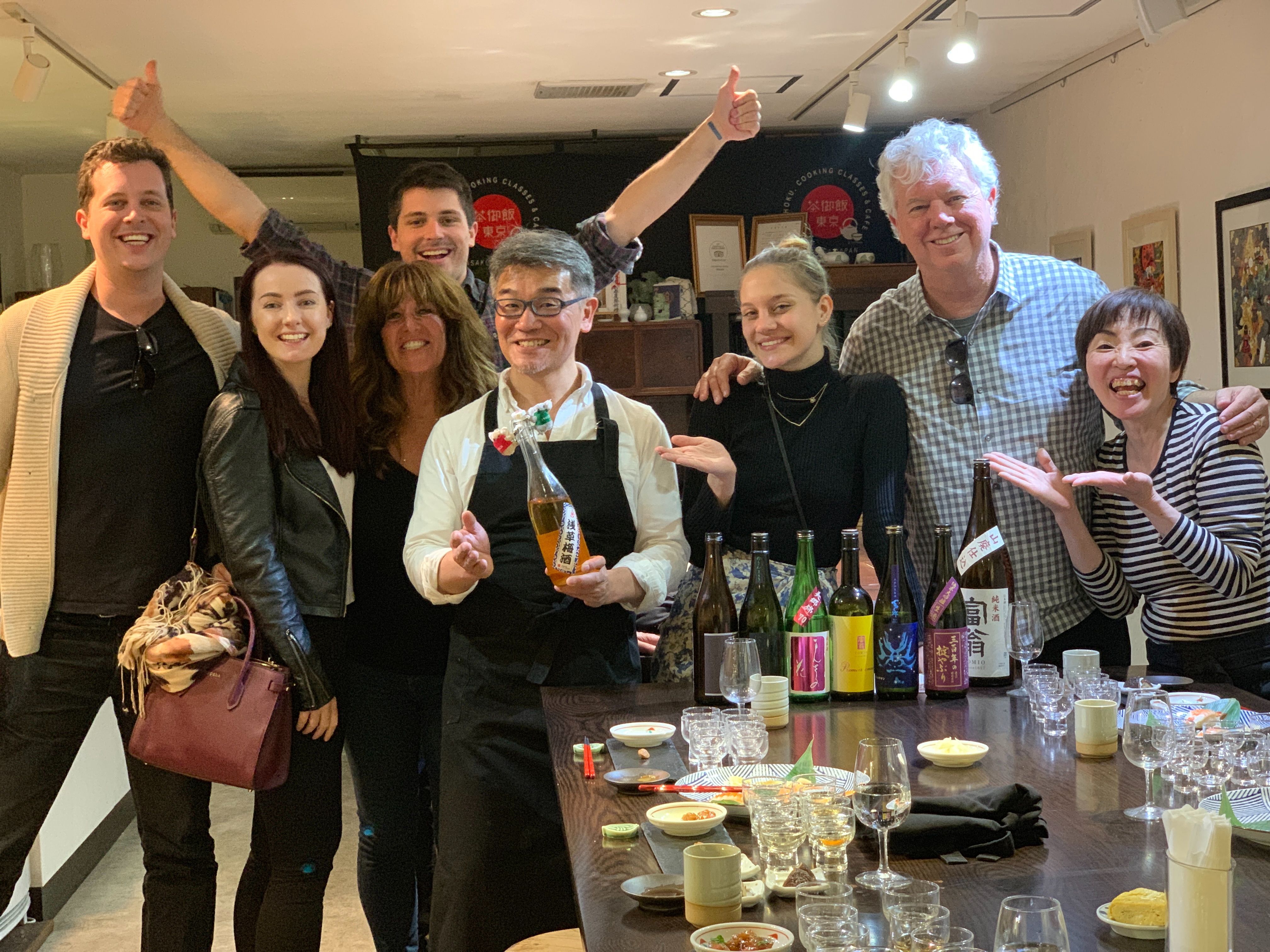 Sake Tasting at Chagohan Tokyo