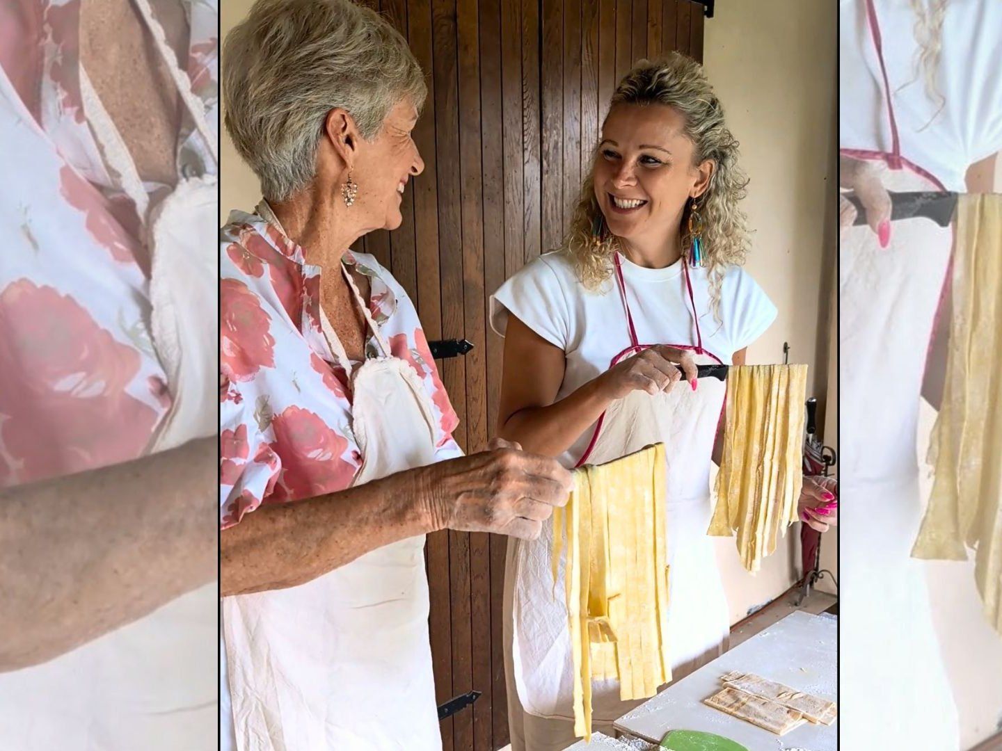 Toskanisches Kocherlebnis in San Gimignano mit handgemachter Pasta, Mittagessen und Wein