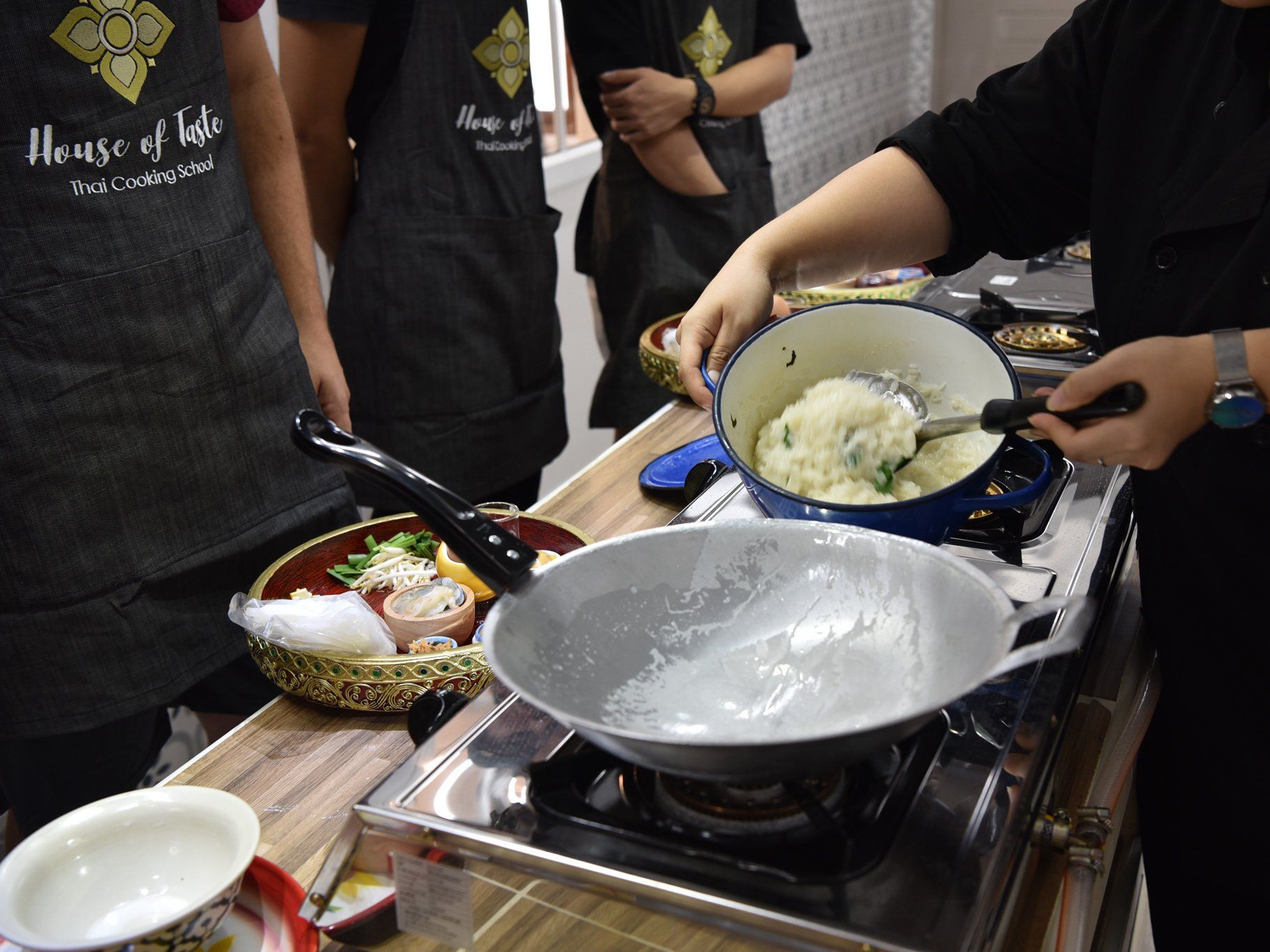 Sathon: Hands-On Thai Cooking Class & Market Tour Experience