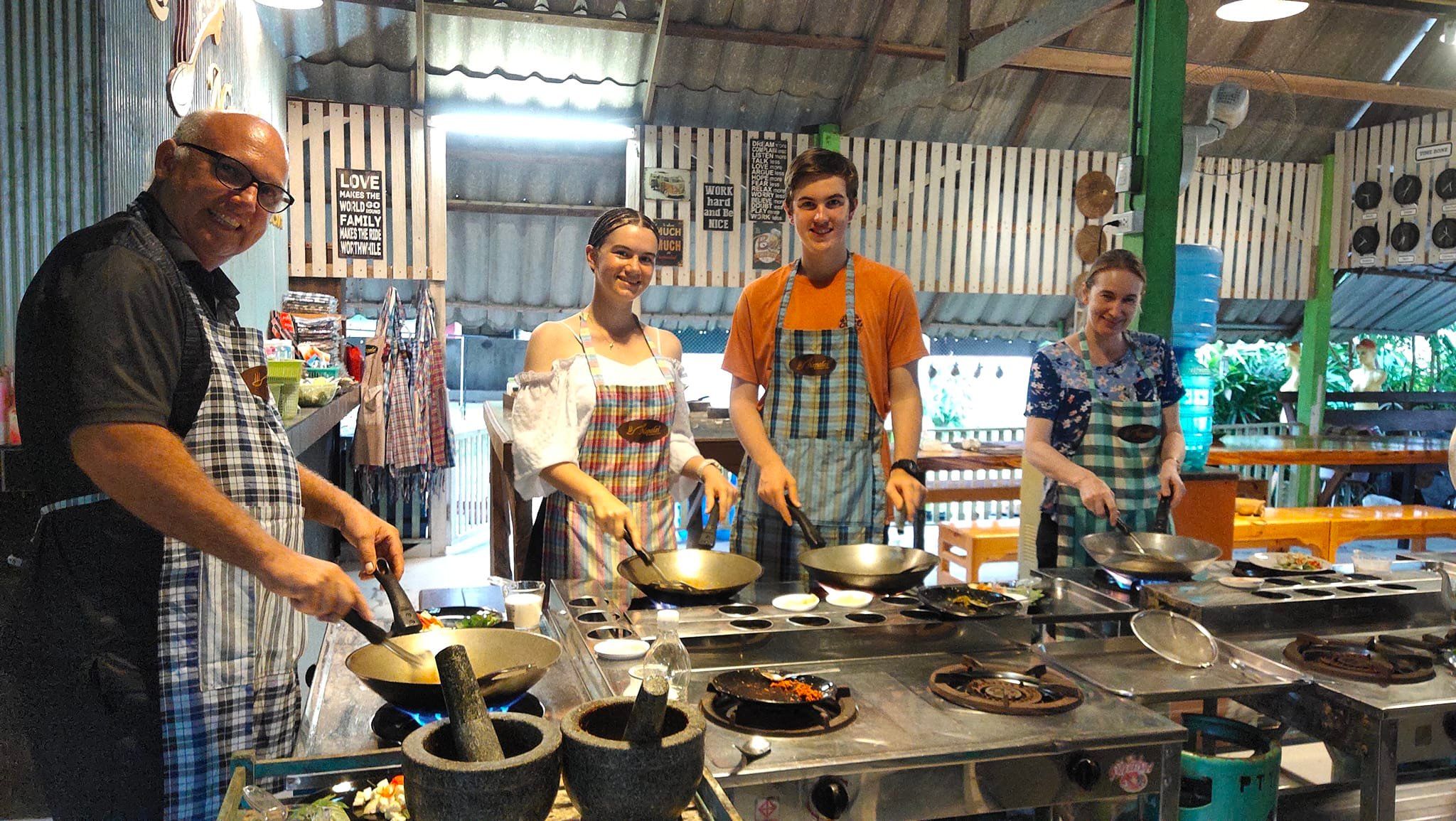 Short afternoon class at Napalai Thai Cuisine