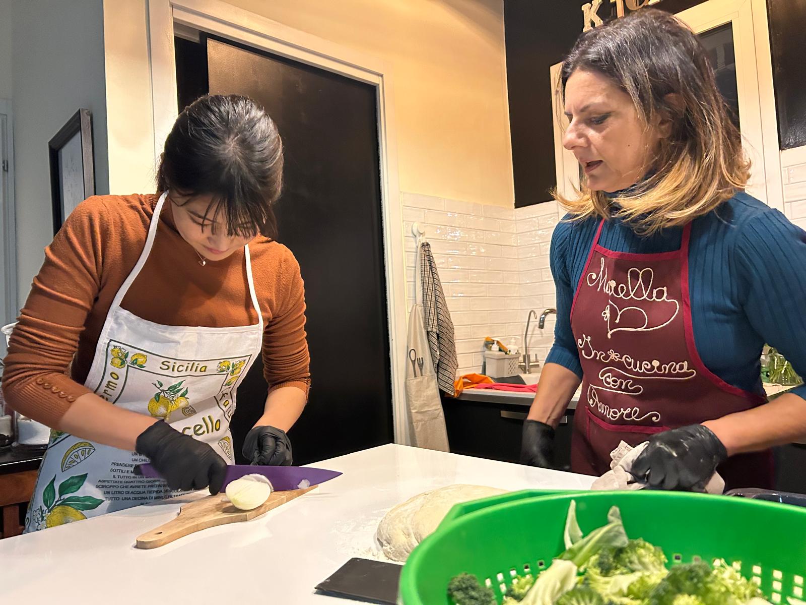 Cours de cuisine de pizza sicilienne maison à Catane