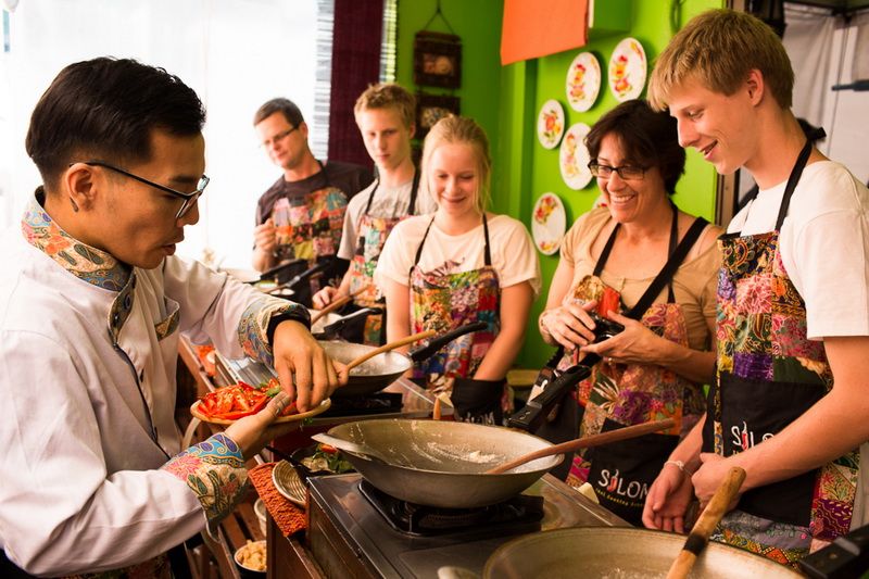 Silom Thai Cooking School in Bangkok Herb Garden Tour