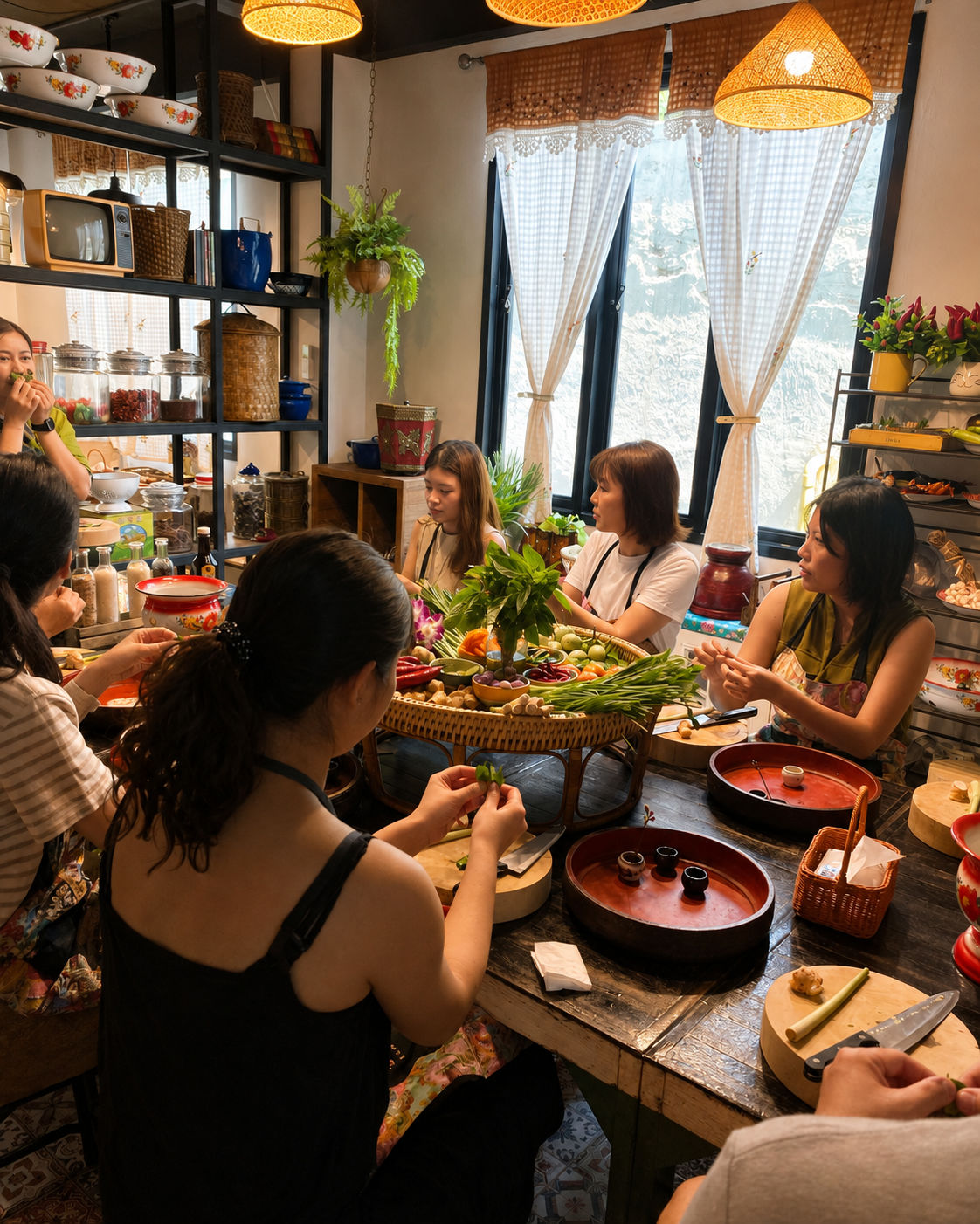 Silom Thai Cooking School in Bangkok Herb Garden Tour