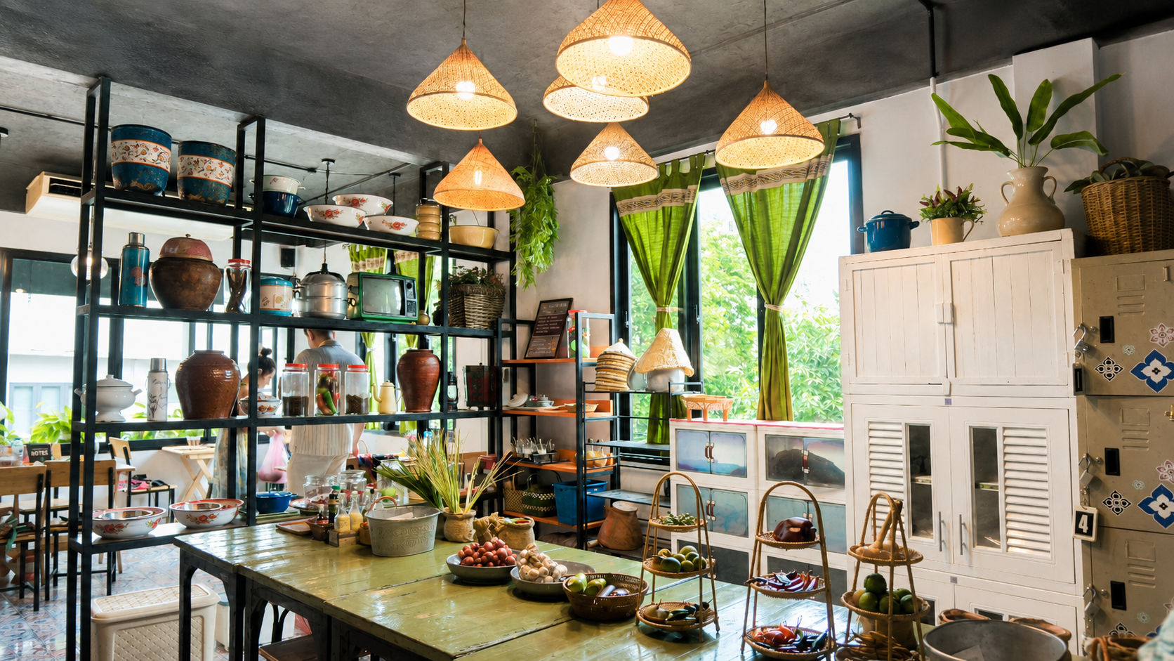 Silom Thai Cooking School in Bangkok Herb Garden Tour