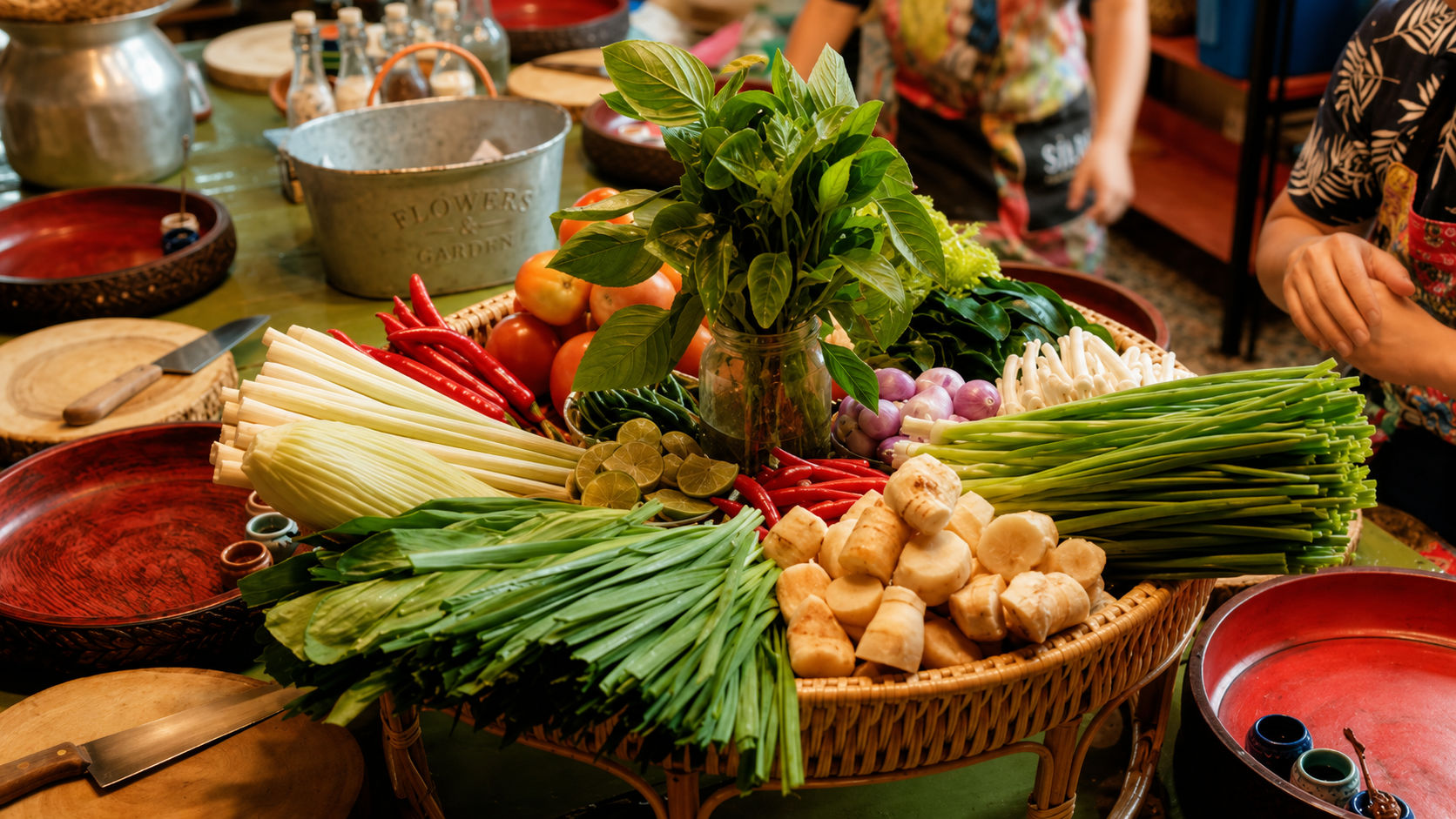 Silom Thai Morning Cooking Class in Bangkok with Market Tour