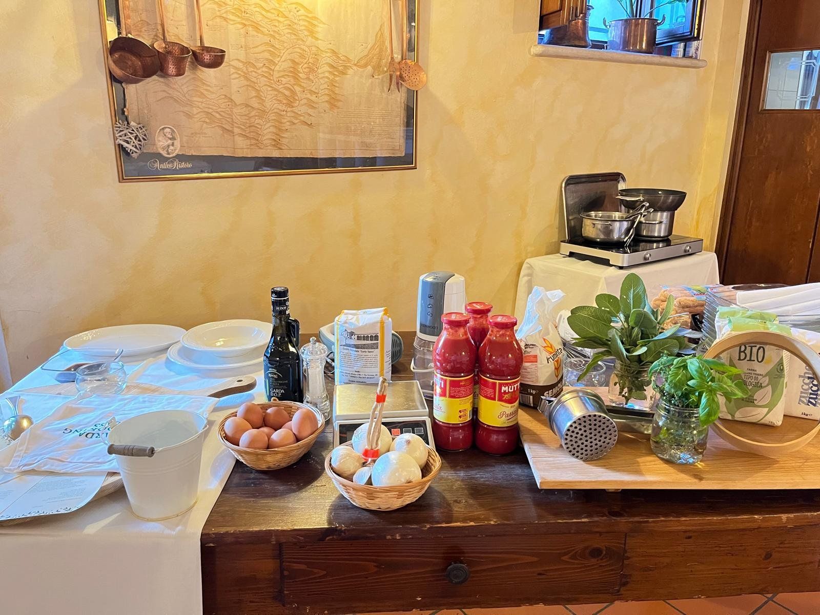 Lake Garda Cooking Class Experience with Premium Wine for Small Groups