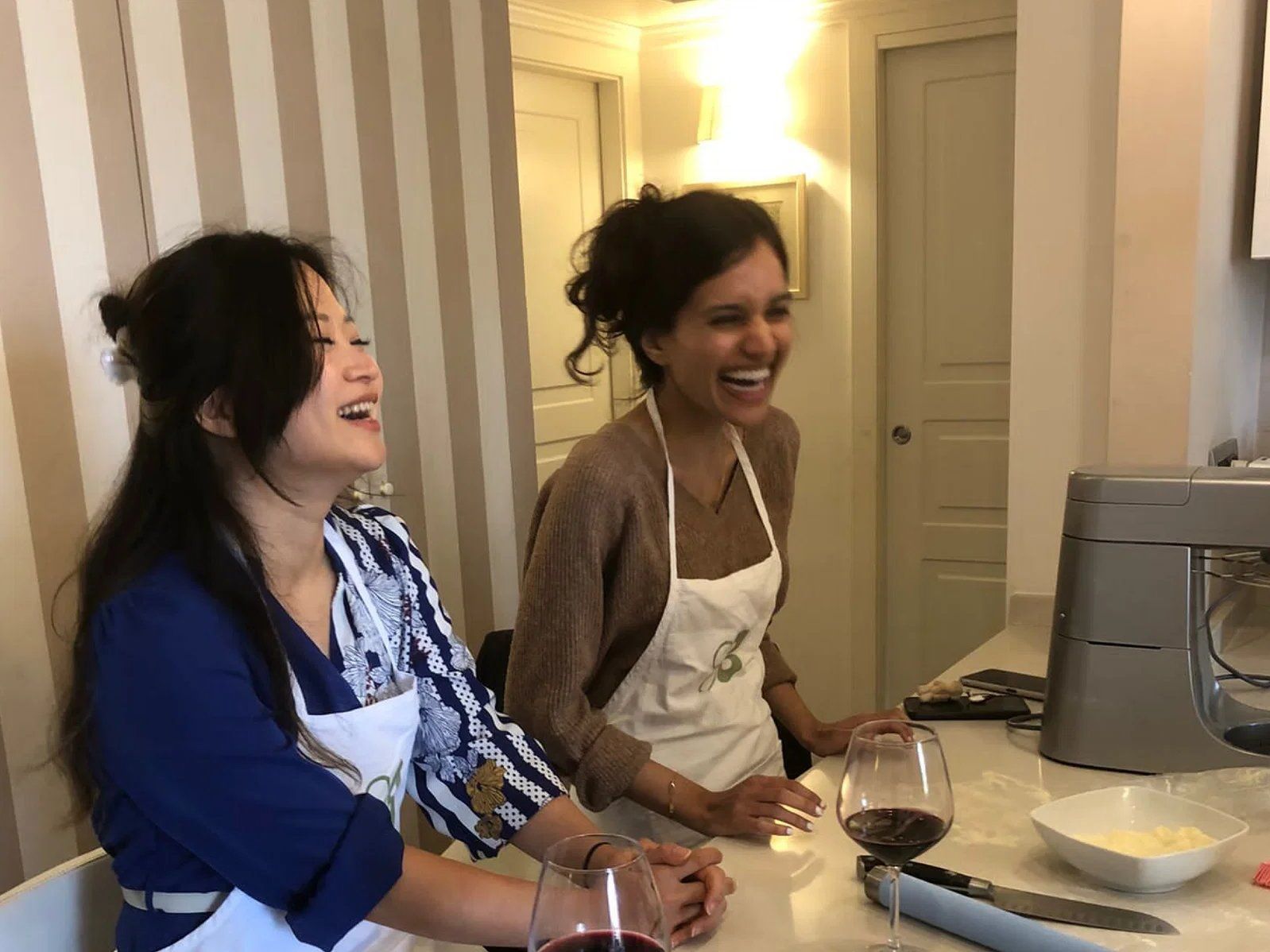 Cours de cuisine Pompei Pasta avec dégustation de vins et transfert inclus