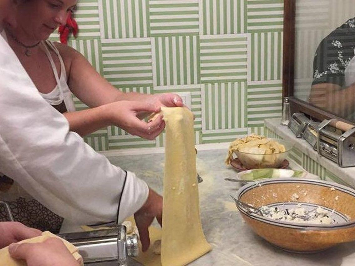 Kochkurs in Sorrent mit Wein- und Limoncello-Verkostung für kleine Gruppen