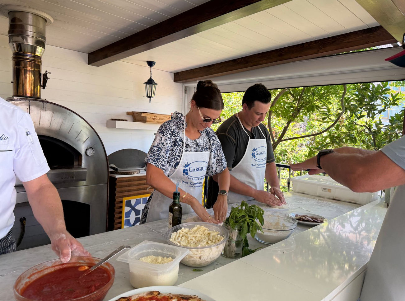 Sorrento Pizza Making Experience with Vesuvius Views