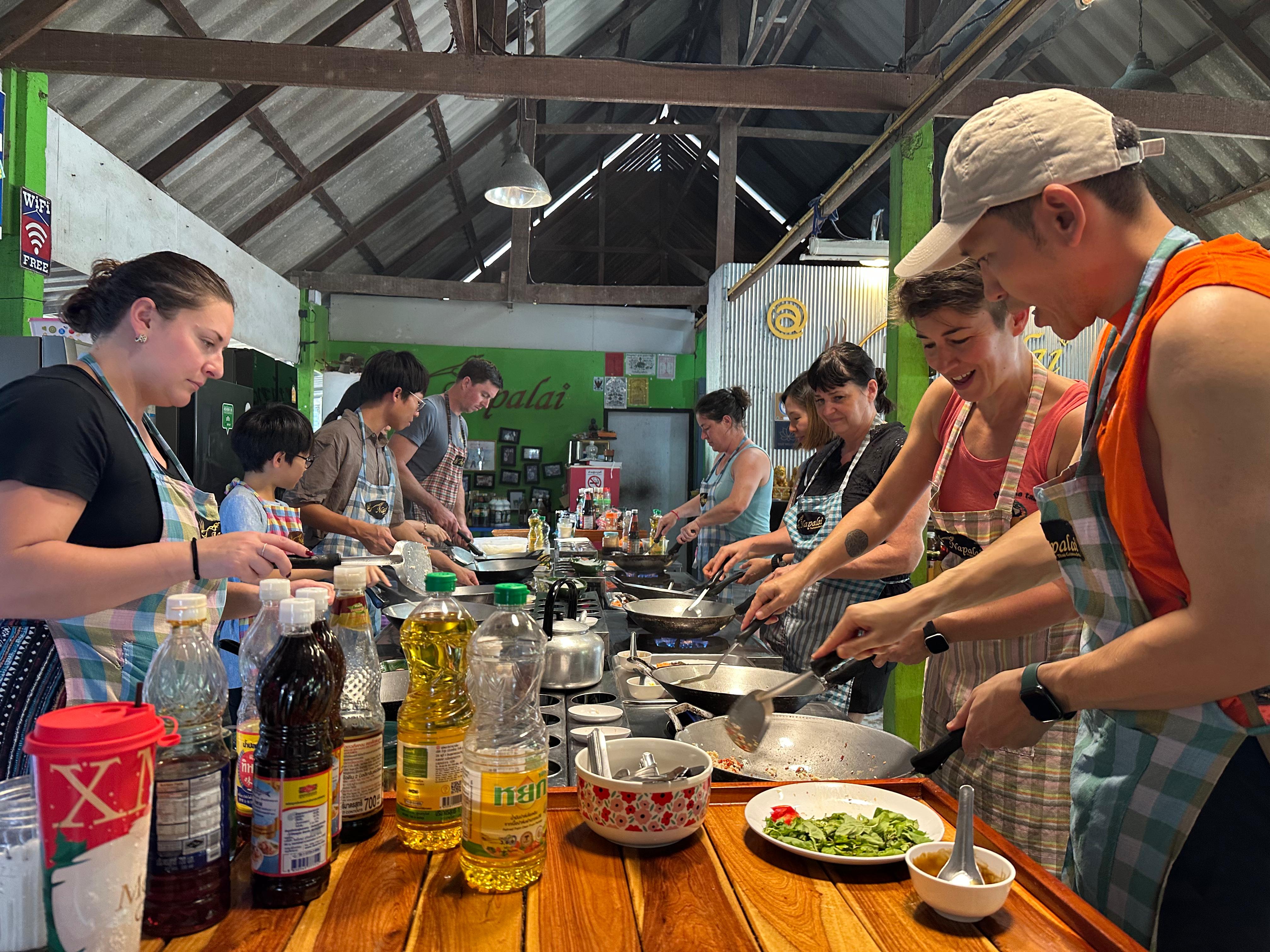 Special dinner class at Napalai