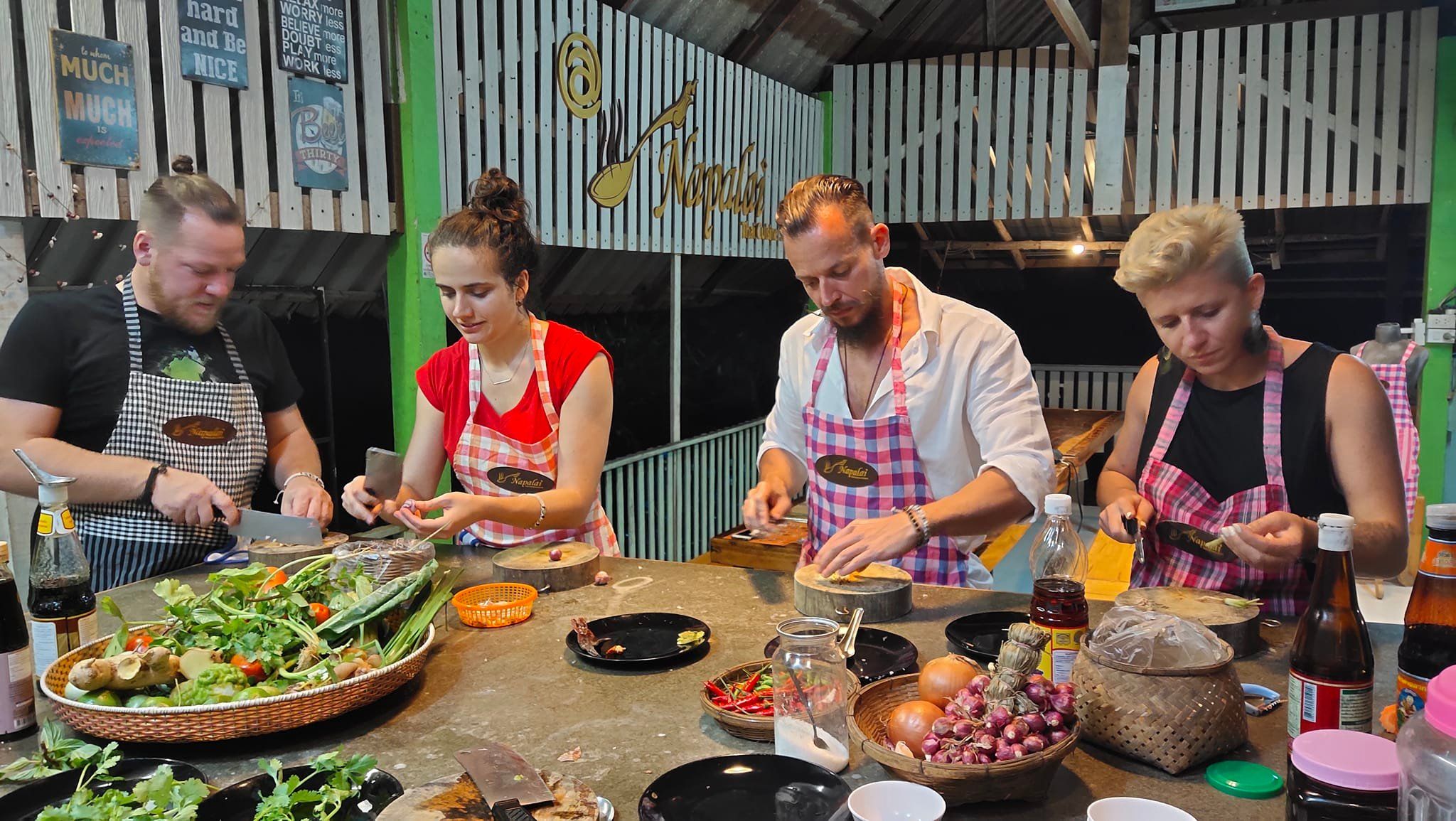 Special dinner class at Napalai