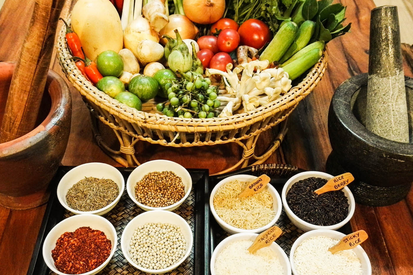 Les meilleures saveurs de Bangkok : cours de cuisine et visite du marché (végétariens bienvenus)