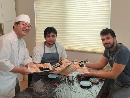 Authentic Sushi Making Experience with a Pro Japanese Chef & Local Supermarket Tour (Private or Small Group)