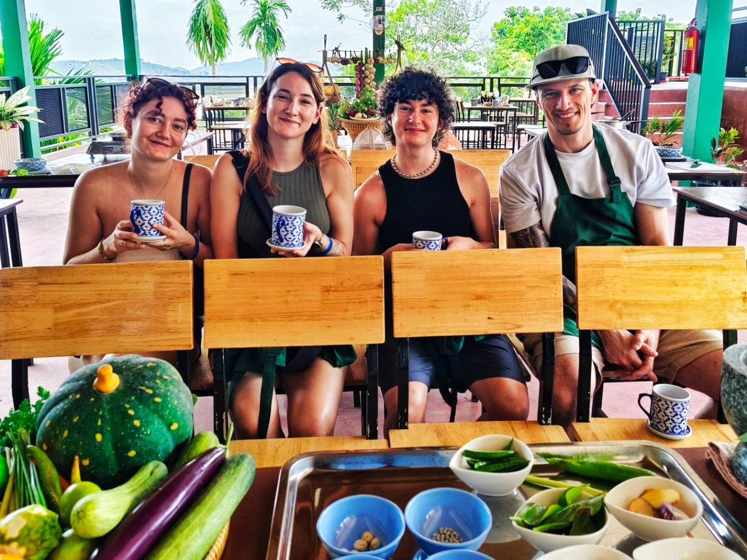Sustainable Thai Cooking Class & Gentle Giant Feeding Experience
