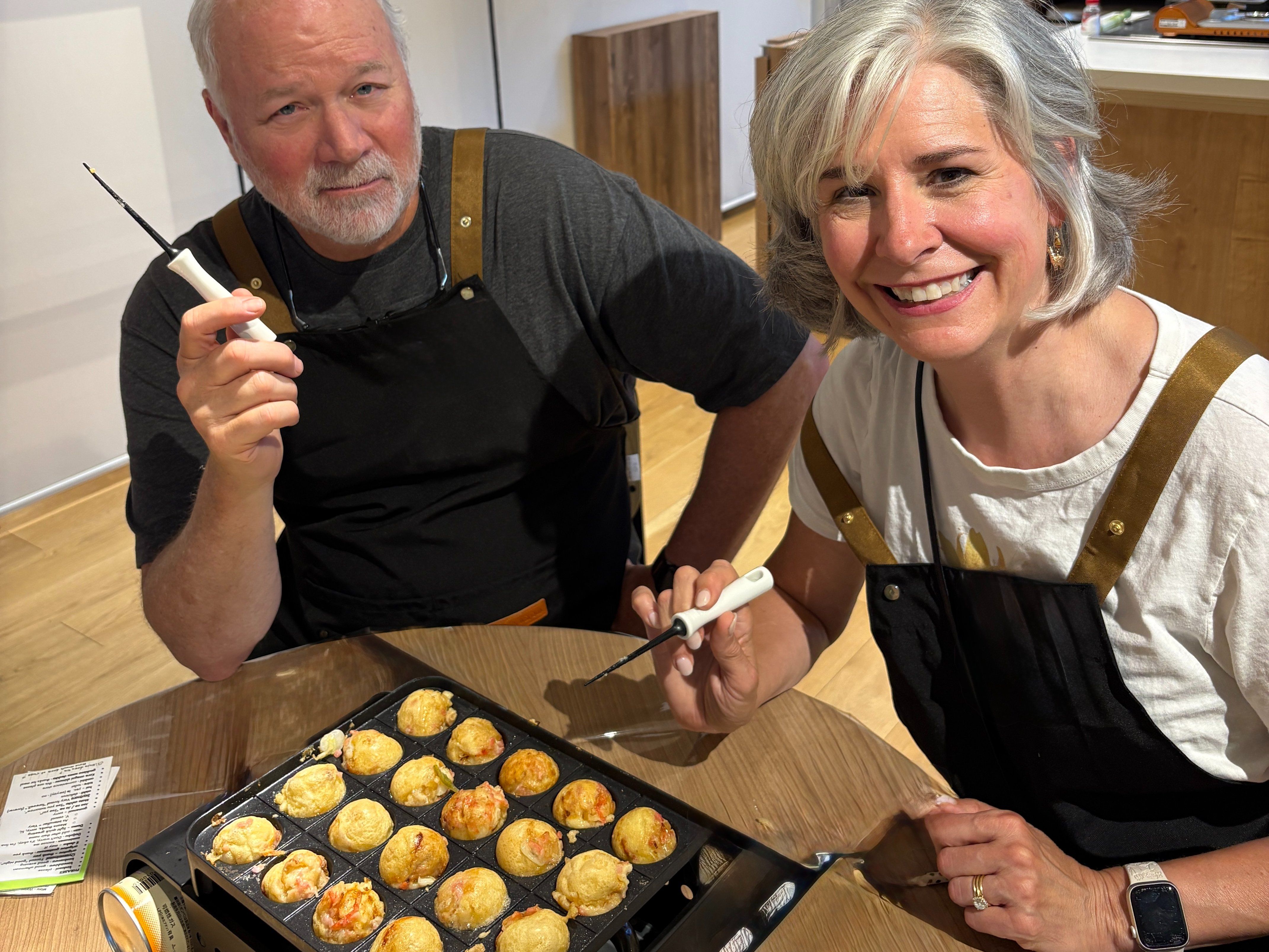 Experiencia Takoyaki, Daifuku de frutas y Matcha en Takayama