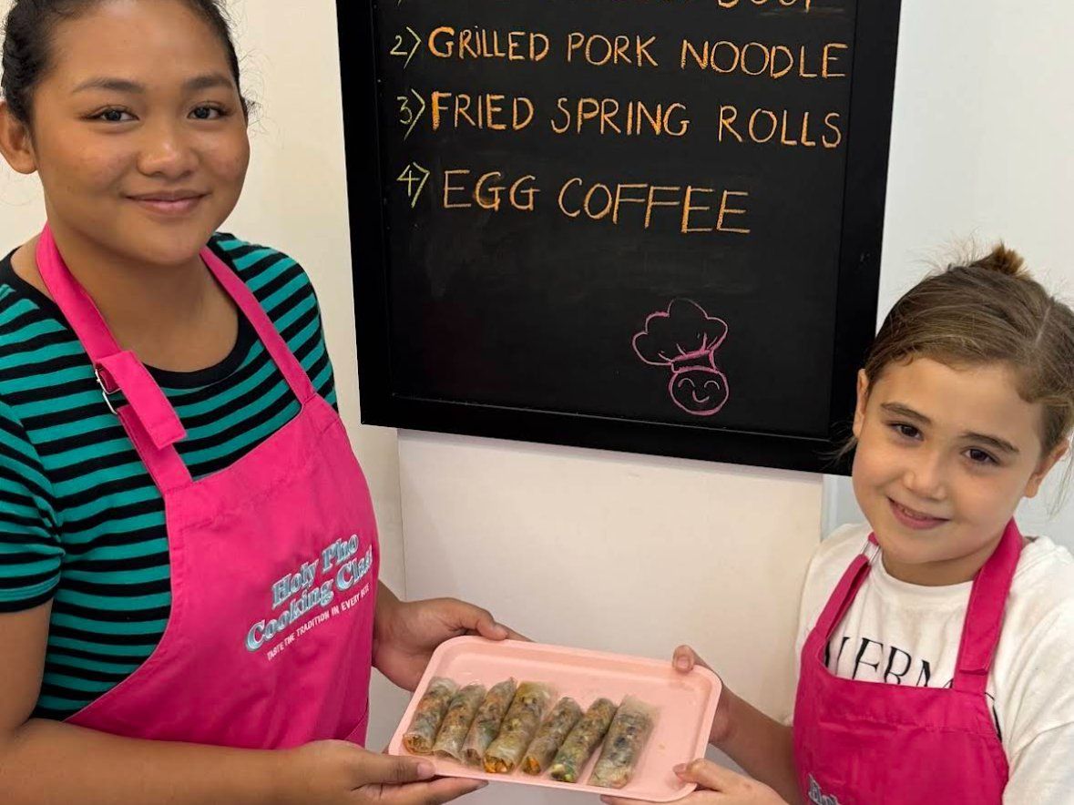 Taste of Saigon: Market Tour & Vietnamese Cooking in a Cozy Pink Kitchen