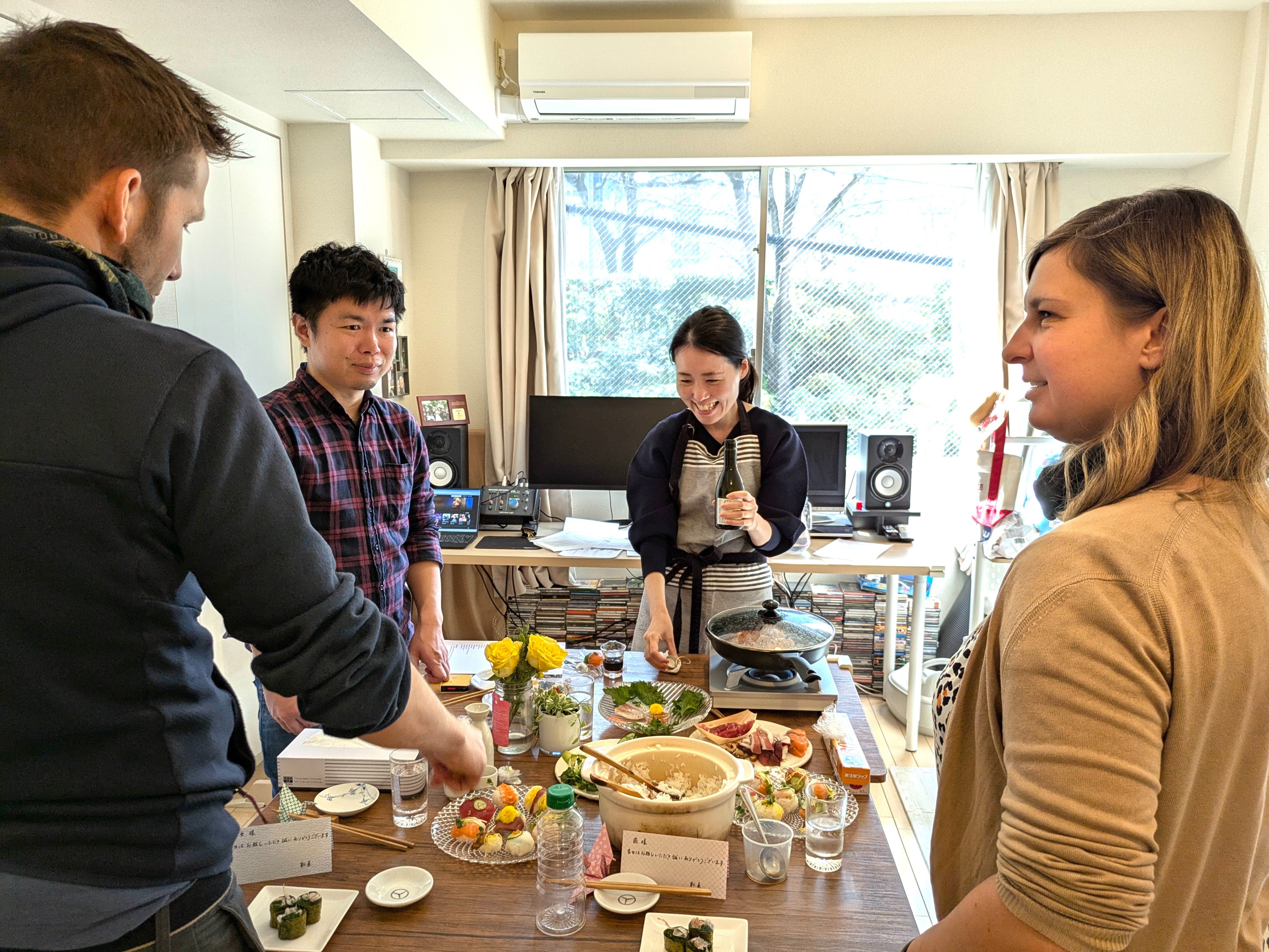 Temari Sushi Experience with Matcha & Wellness Tips in Roppongi