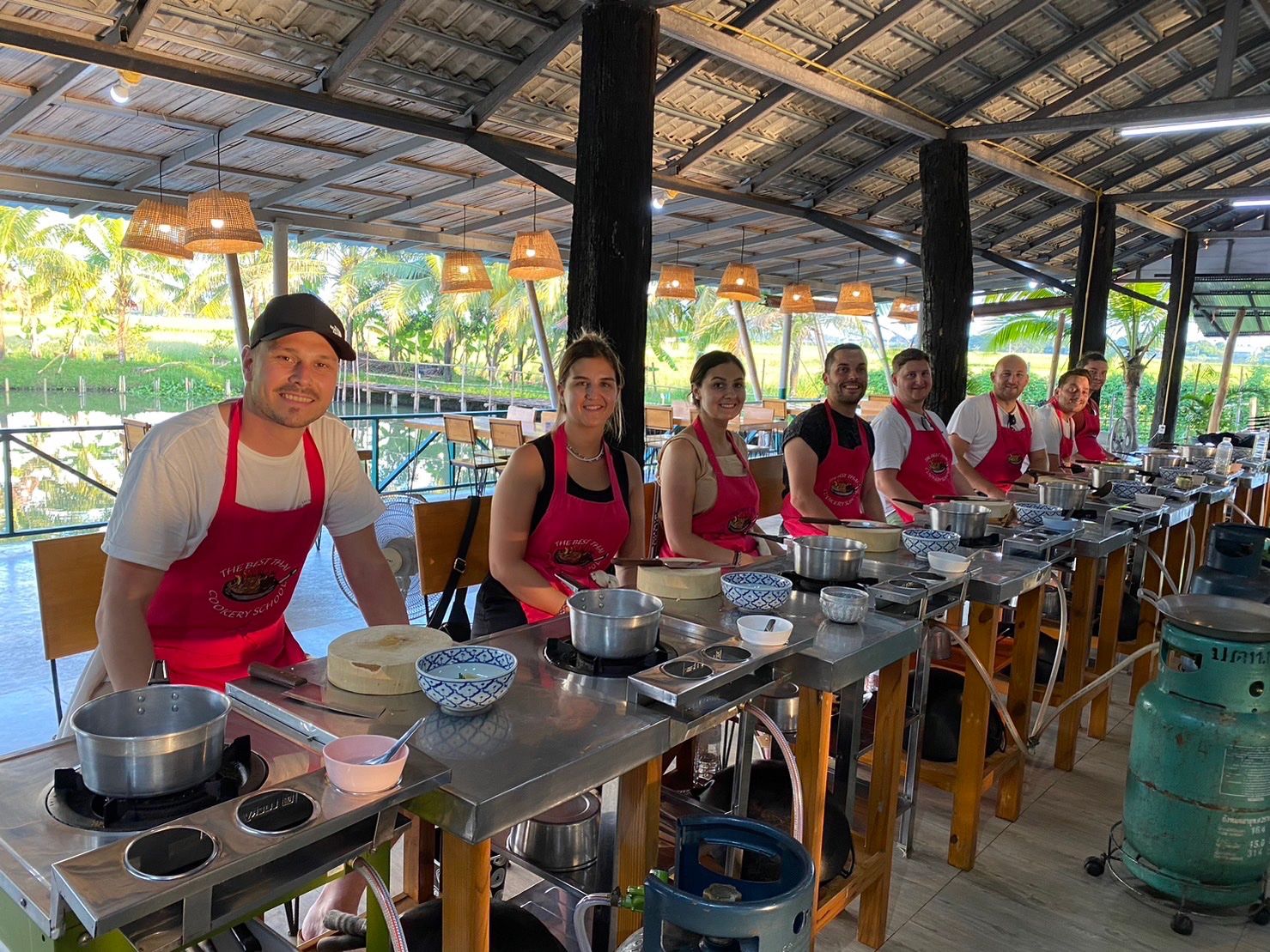 Thai Cooking Class in Organic Farm with Local Market Tour