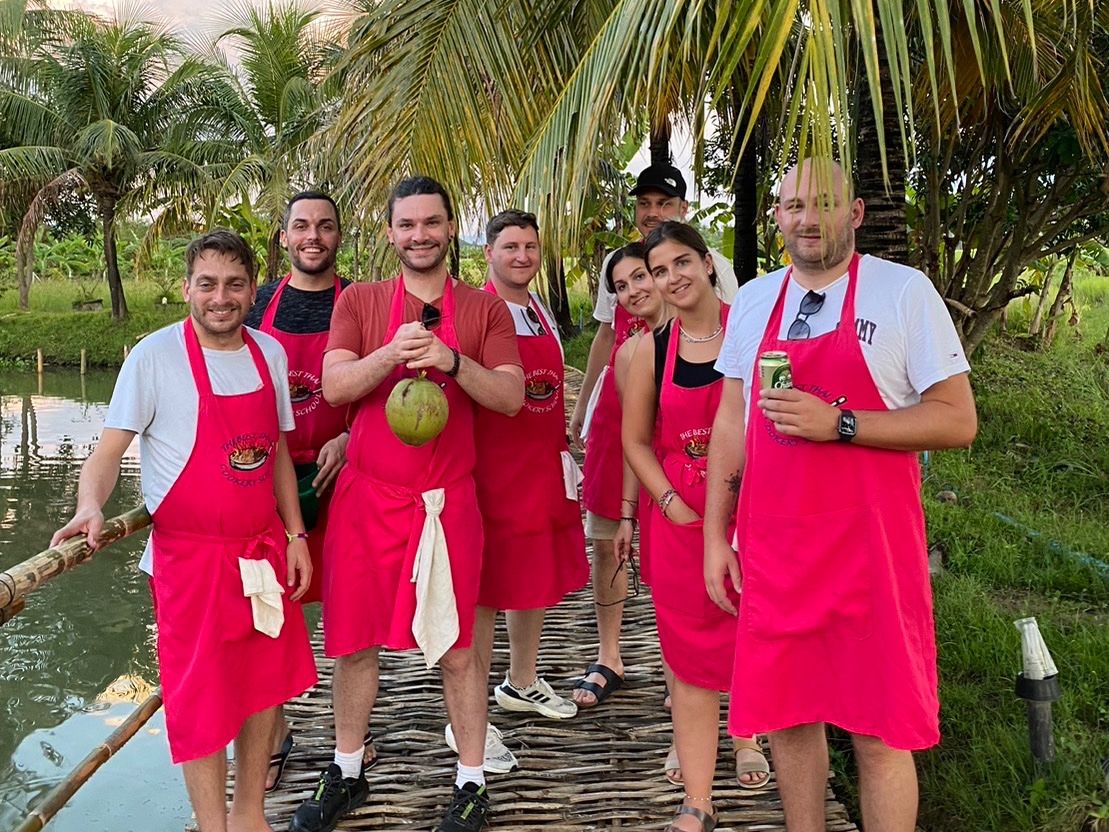 Thai Cooking Class in Organic Farm with Local Market Tour