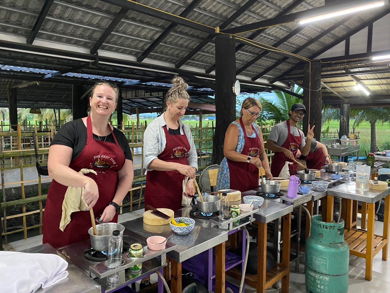 Thai Cooking Class in Organic Farm with Local Market Tour