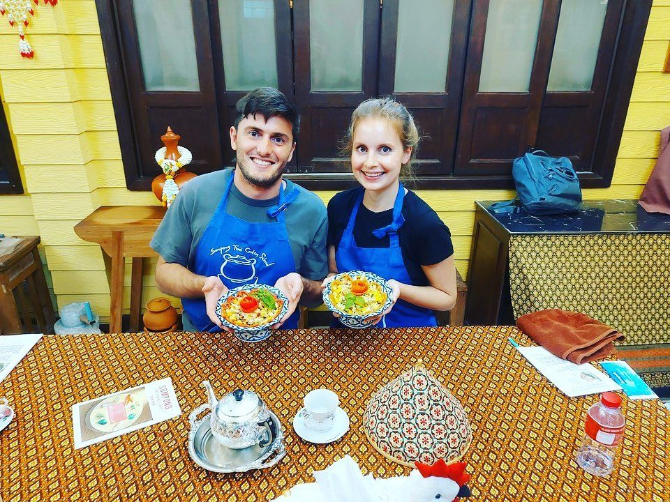 Thai Cooking Class with Morning Market Shopping and Tour in Silom
