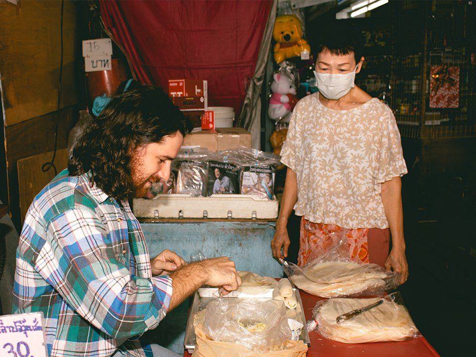 Thai Food 101 Adventure – Market, Tuk-Tuk & Cooking Experience