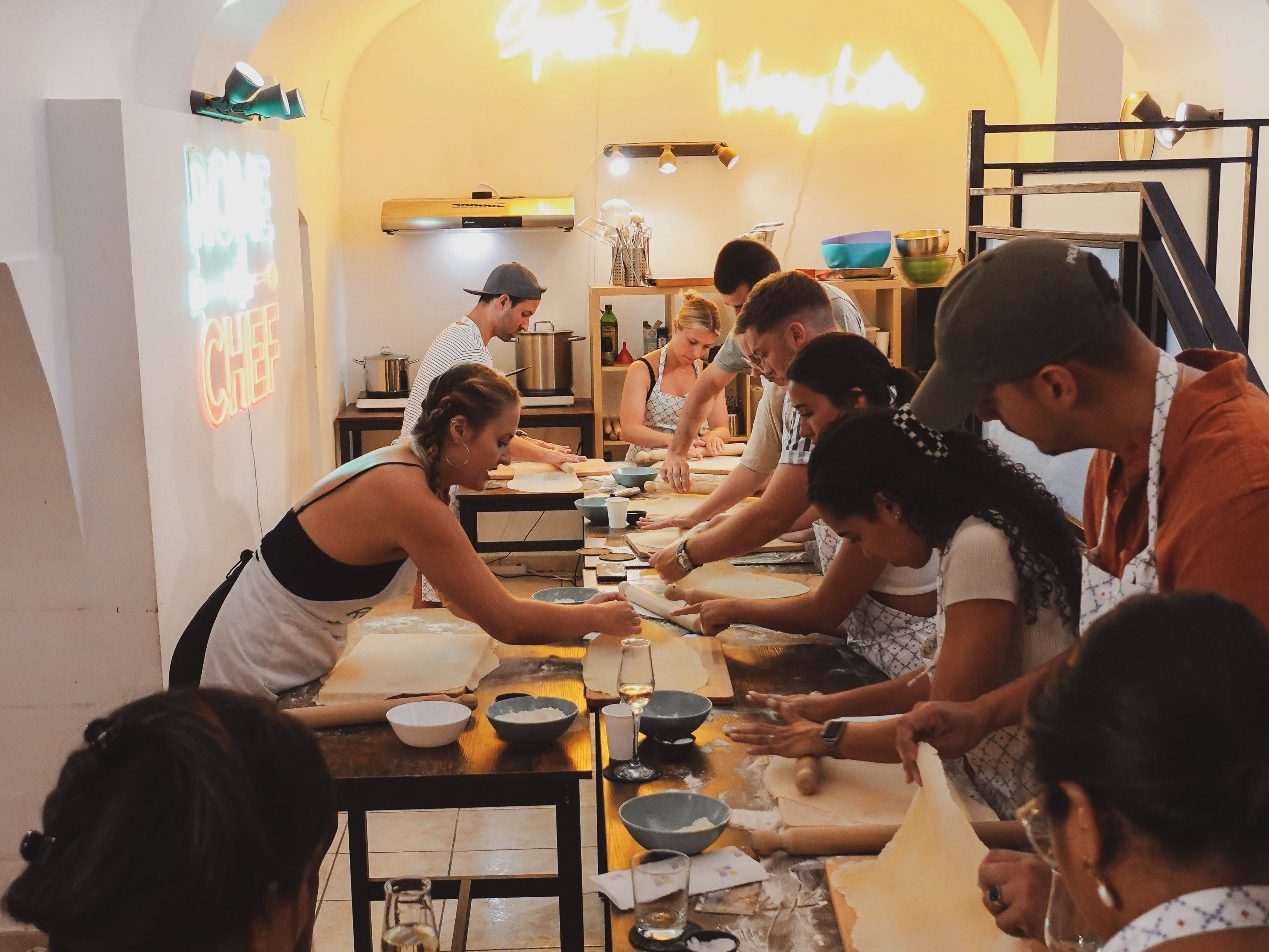 Fresh Pasta Making and Tiramisu near the Colosseum