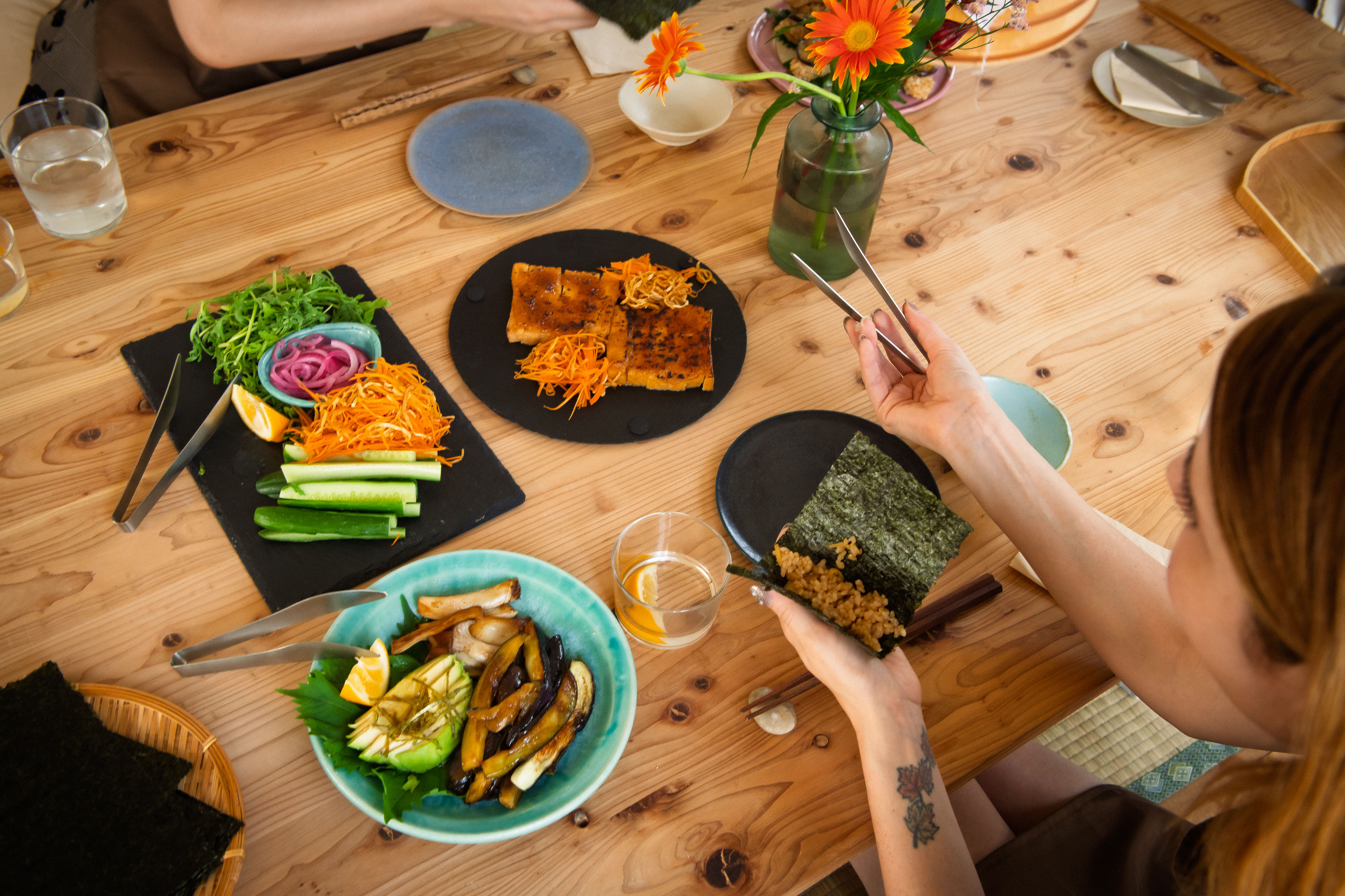 The Art of Vegan Hand-Roll Sushi & Flavorful Japanese Home Dishes Private Class