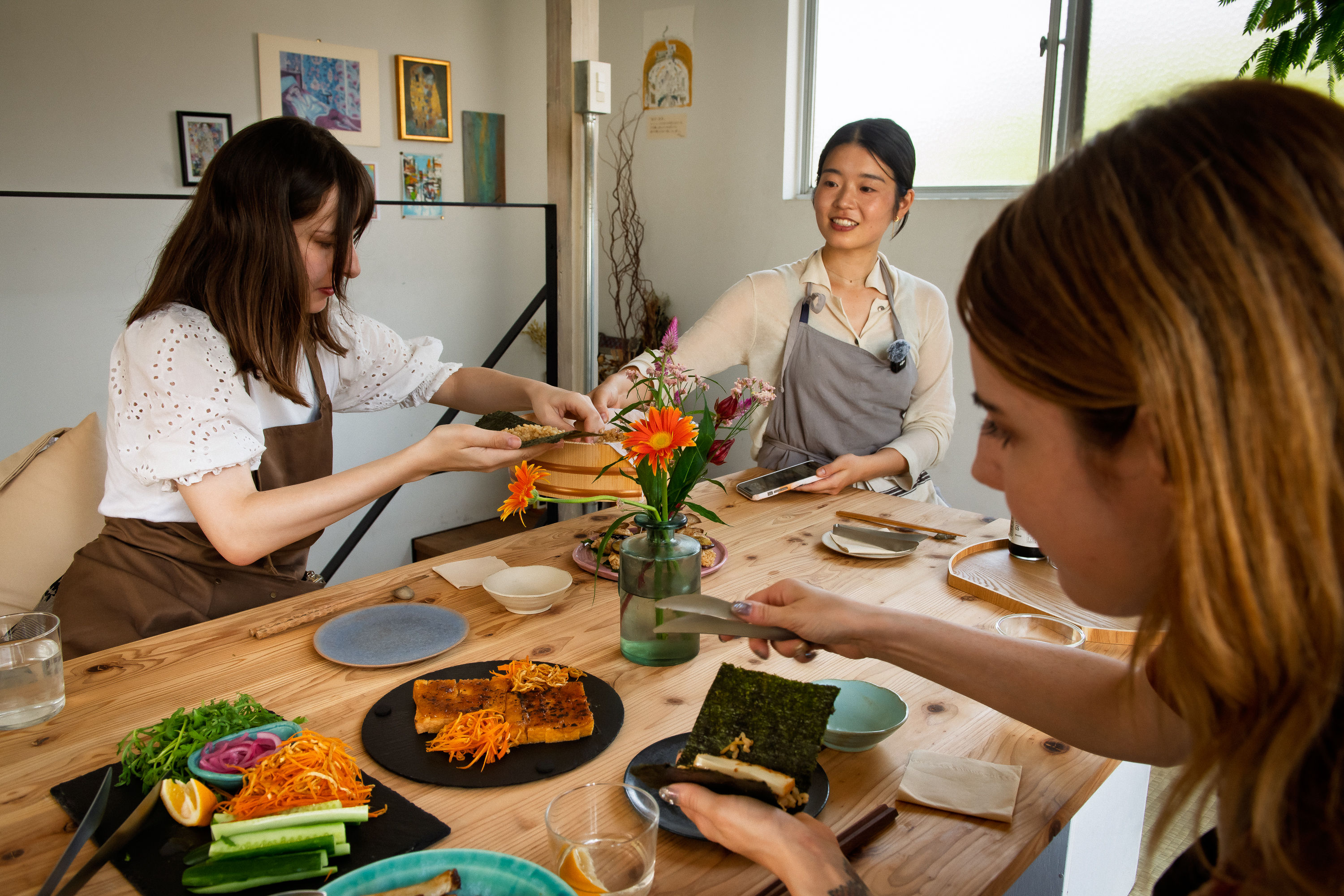 The Art of Vegan Hand-Roll Sushi & Flavorful Japanese Home Dishes Private Class