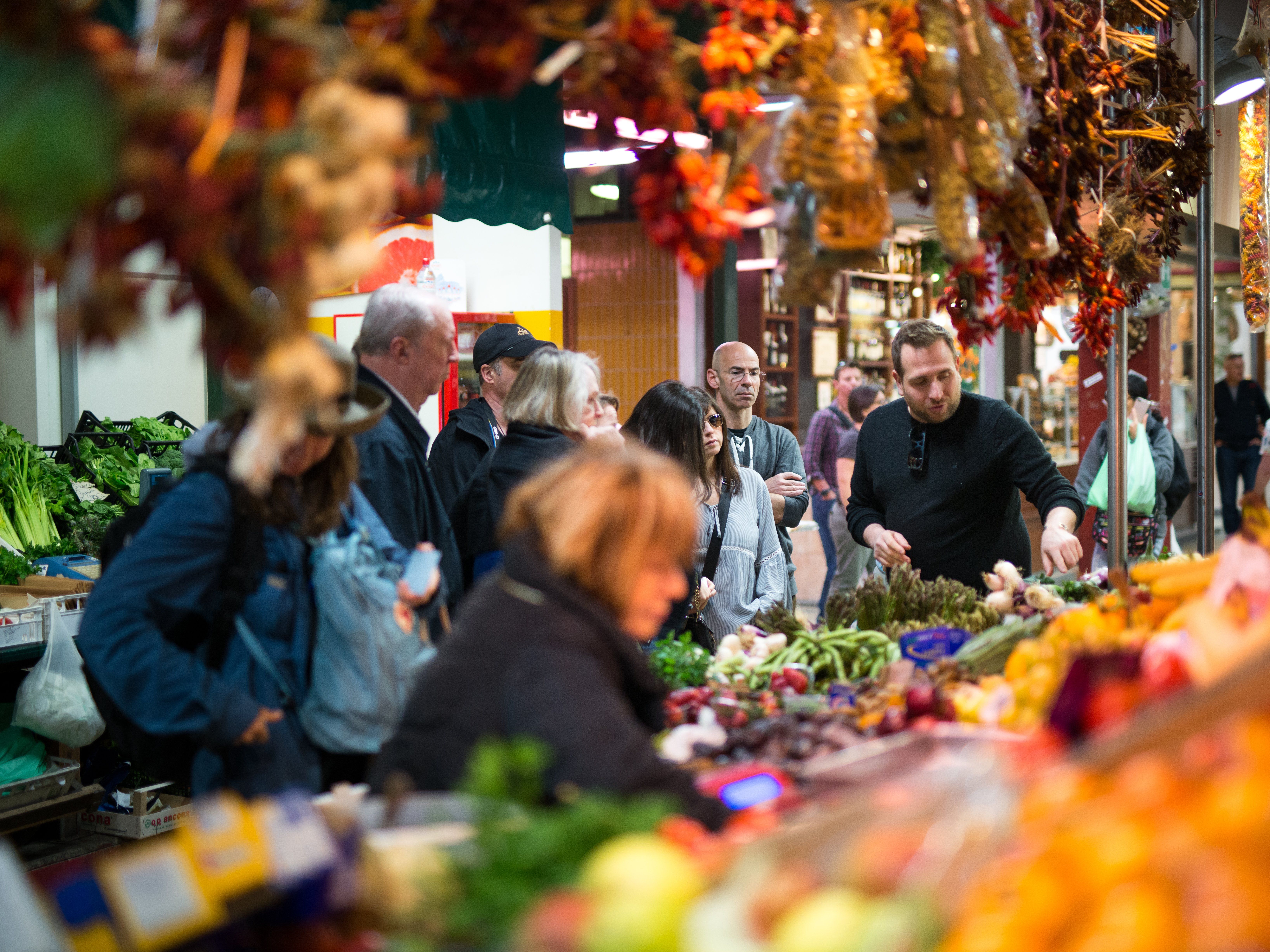 Tuscan Market Tour and 4 Course Authentic Cooking Class In Florence