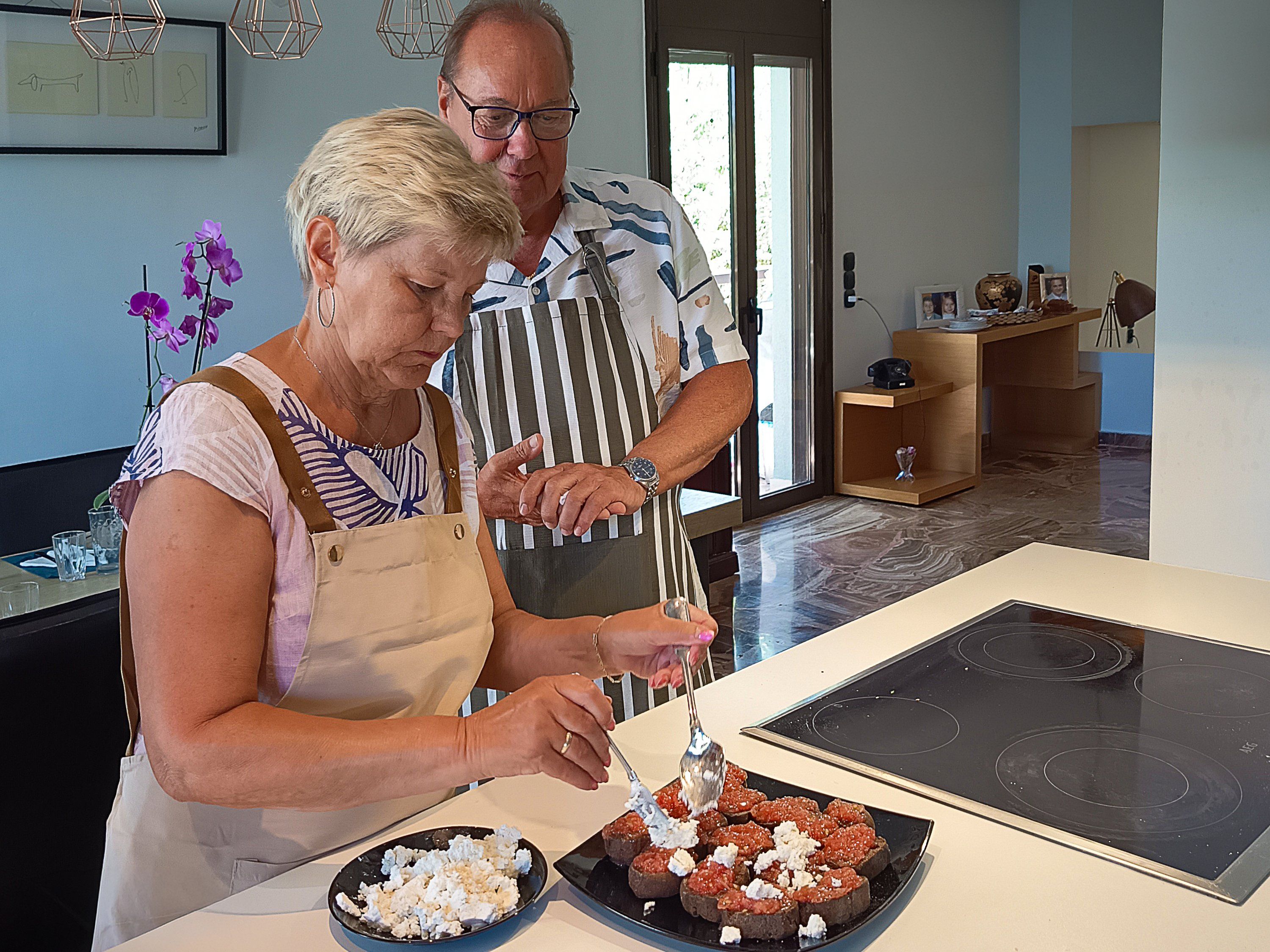 Authentic Cretan Cooking Class with Cheese Making & Olive Oil Tasting
